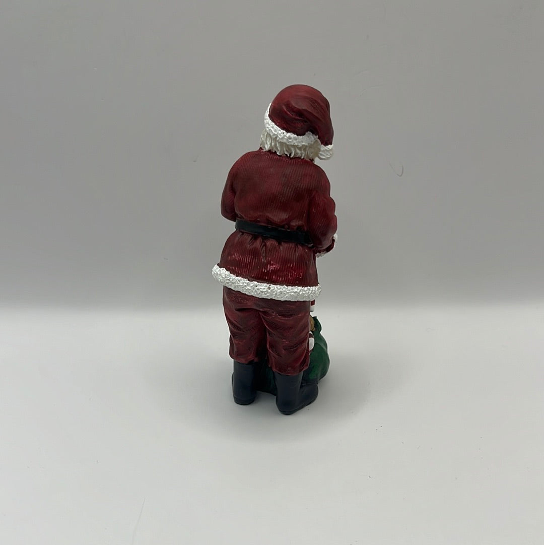Resin Santa with nice list