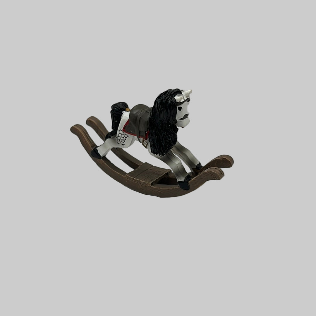 df633 dolls house resin rocking horse