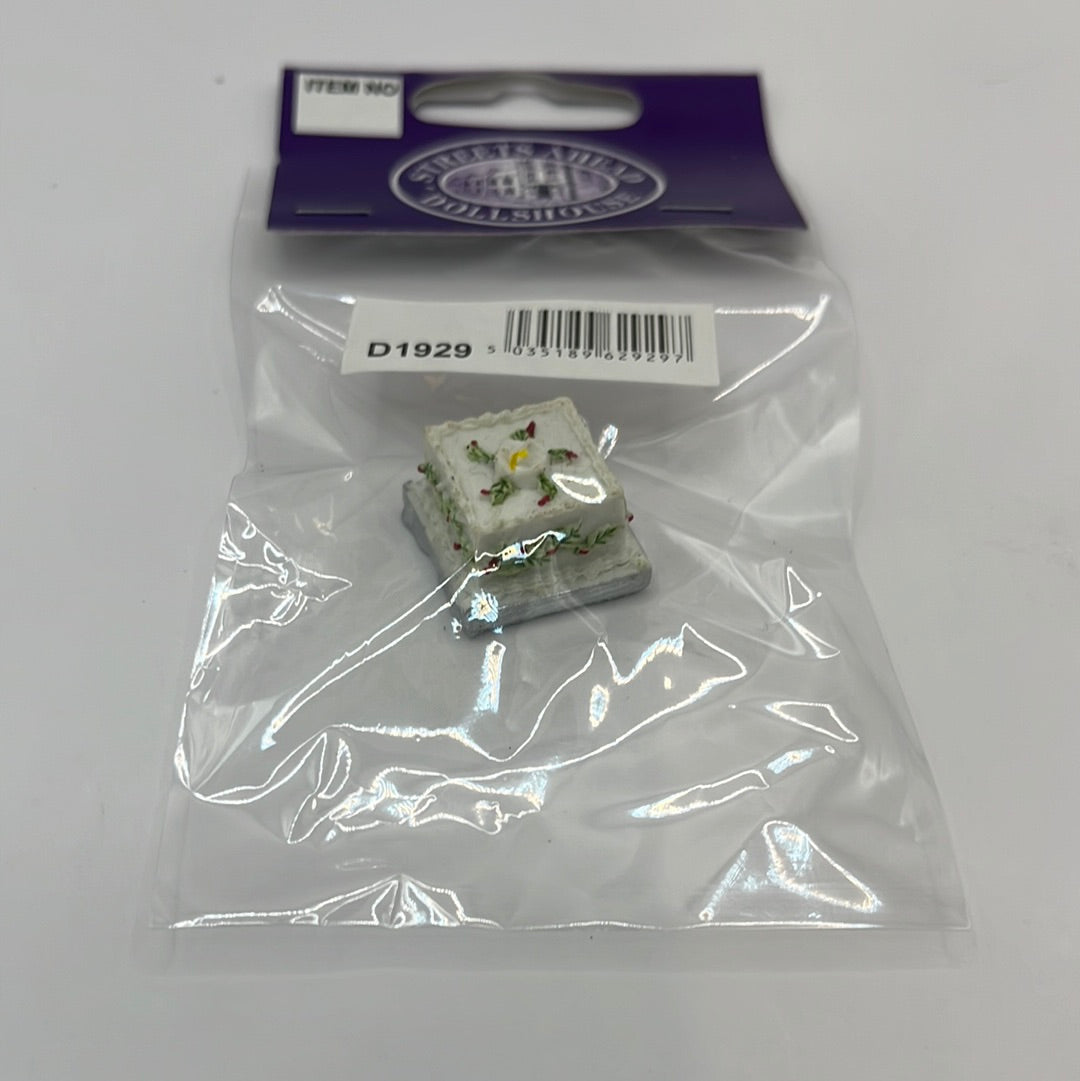 Square Christmas cake