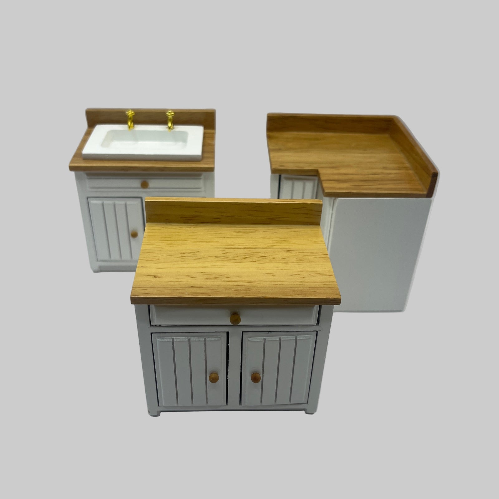 dolls house kitchen cupboards