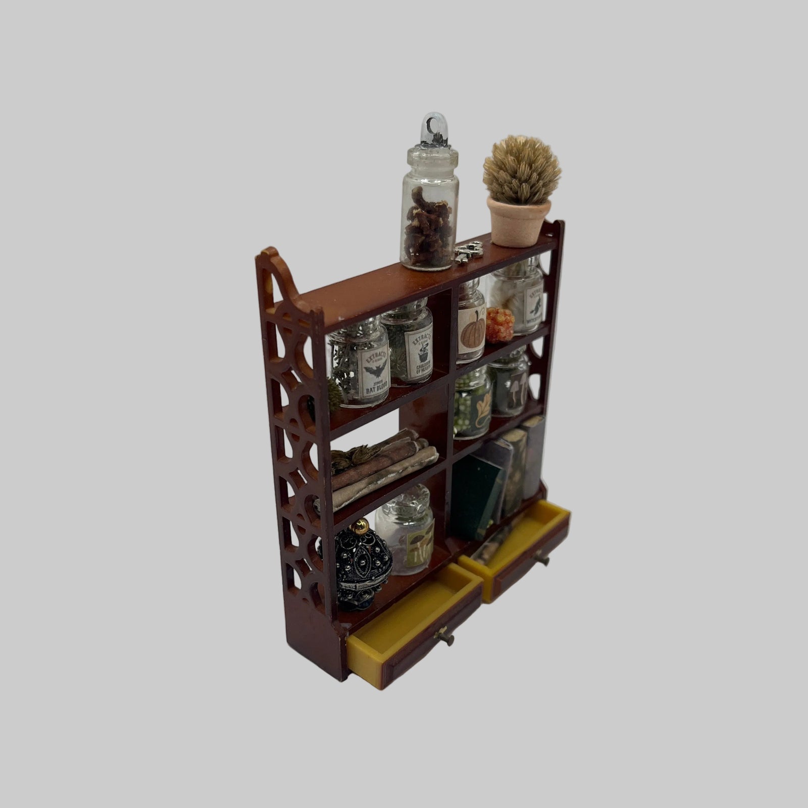 Dolls house botany shelves