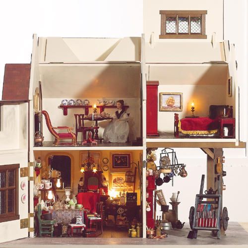 Stratford Bakery Dolls House Kit internal