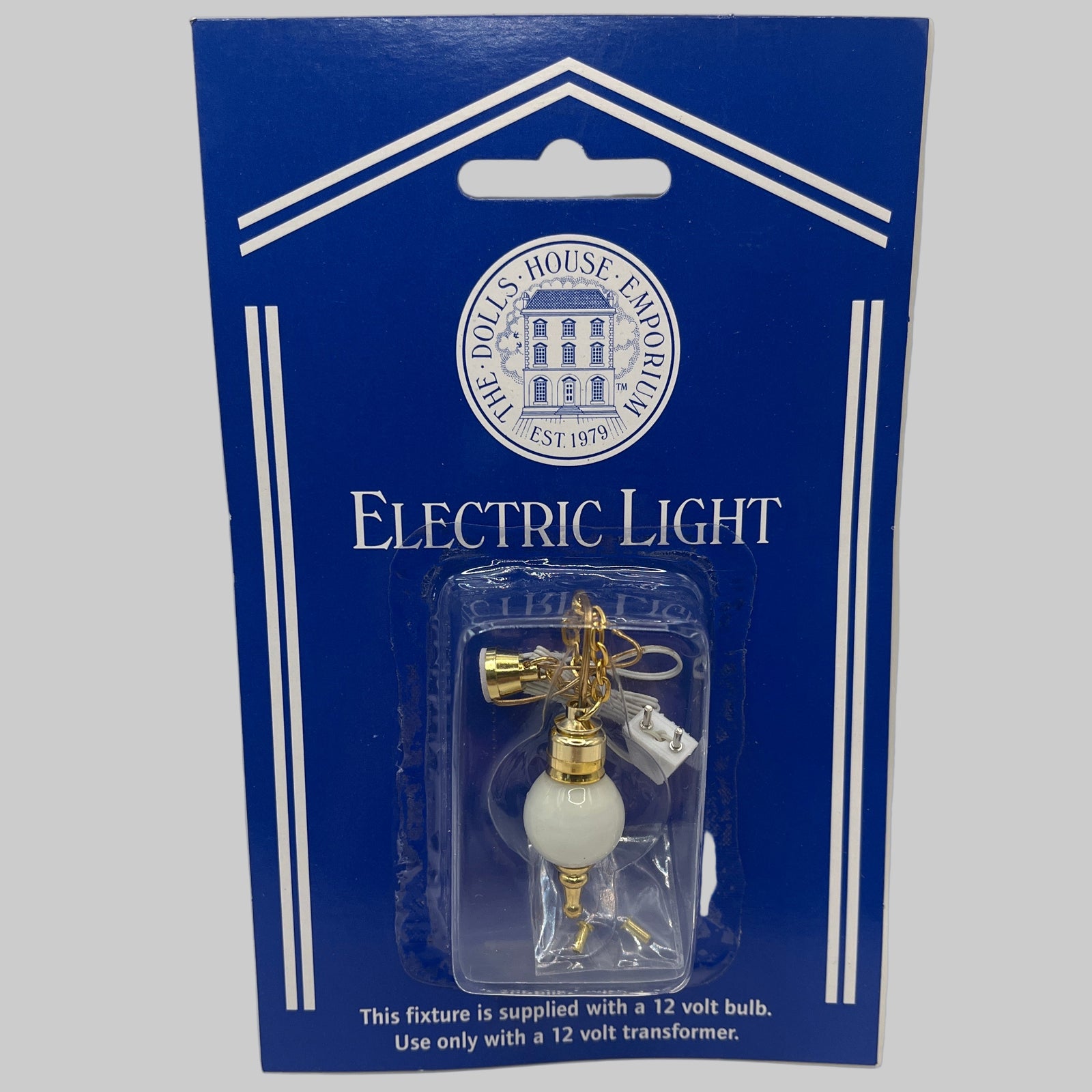 Dolls house hanging globe light