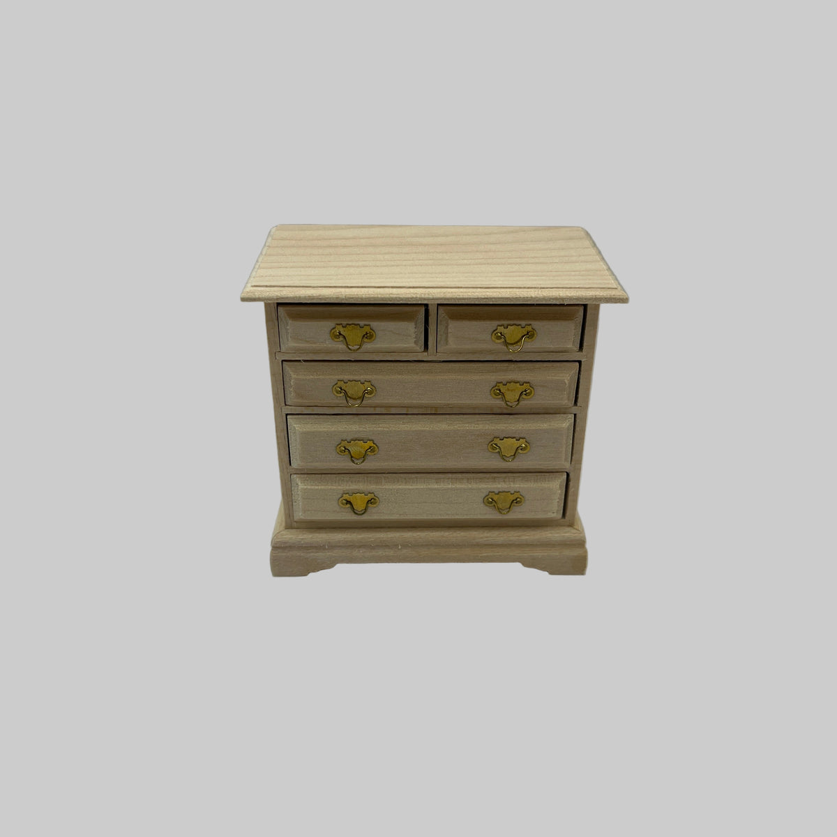 BEF128 - Bare wood chest of drawers