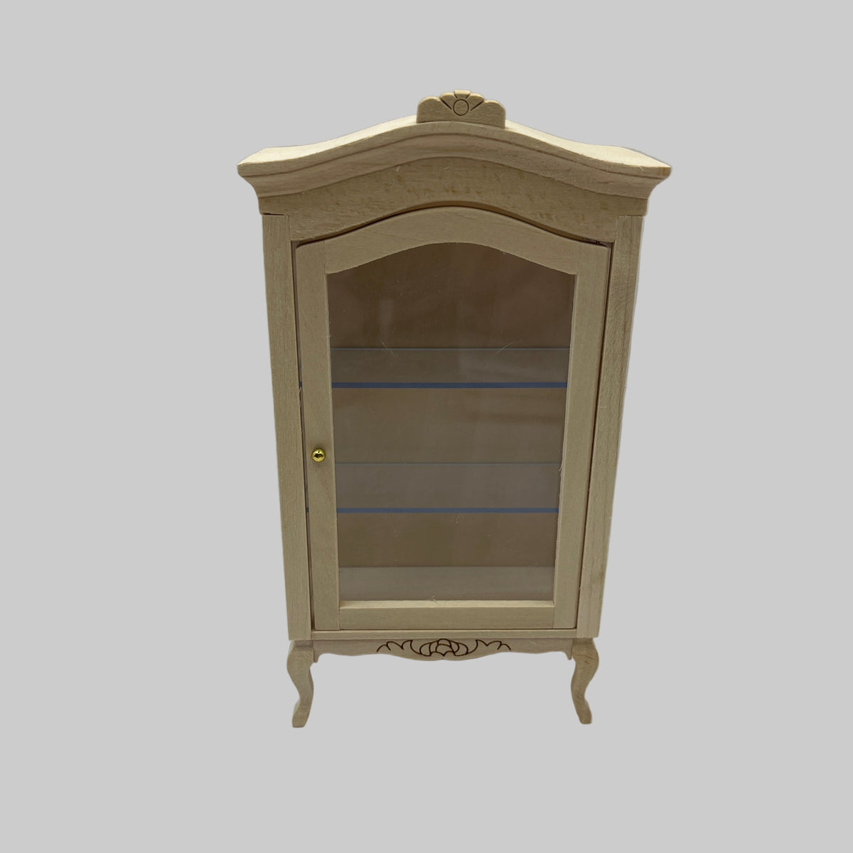 BEF115 - Bare wood display cabinet