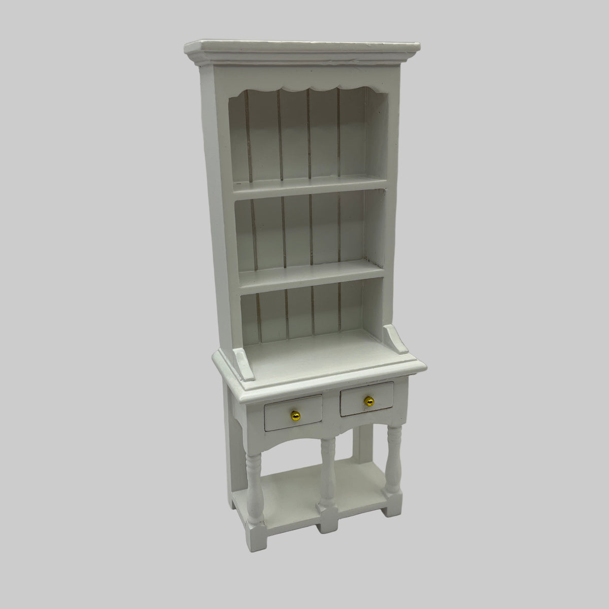 Dolls house white two drawer dresser