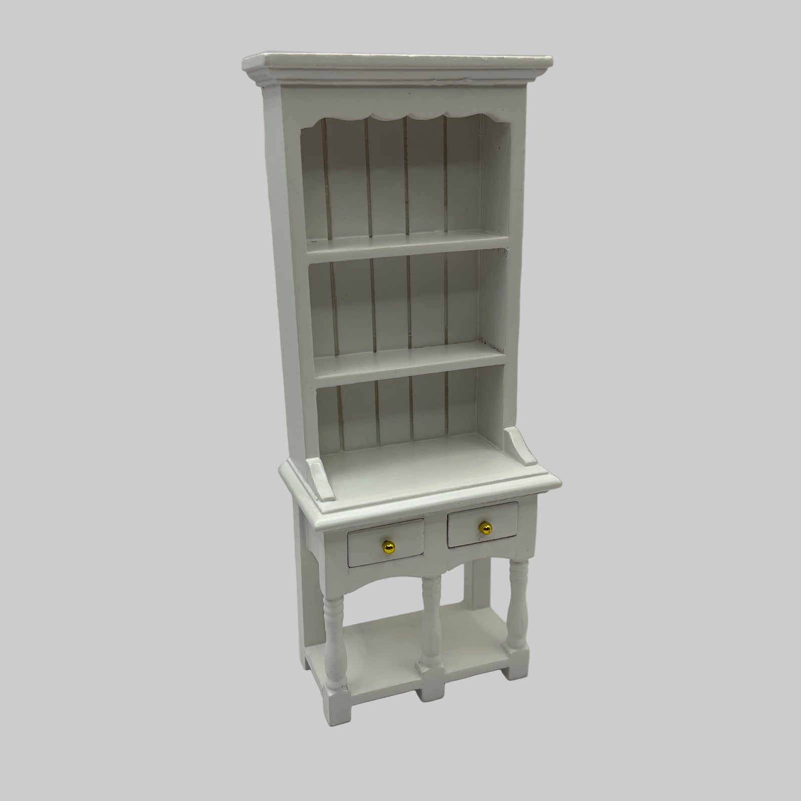 Dolls house white two drawer dresser