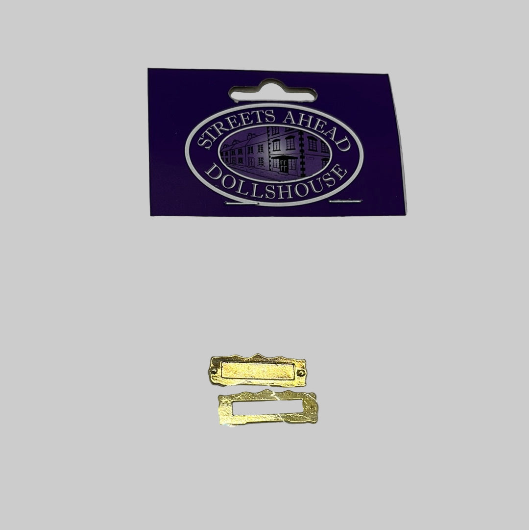 DIY602 - Brass letterbox set
