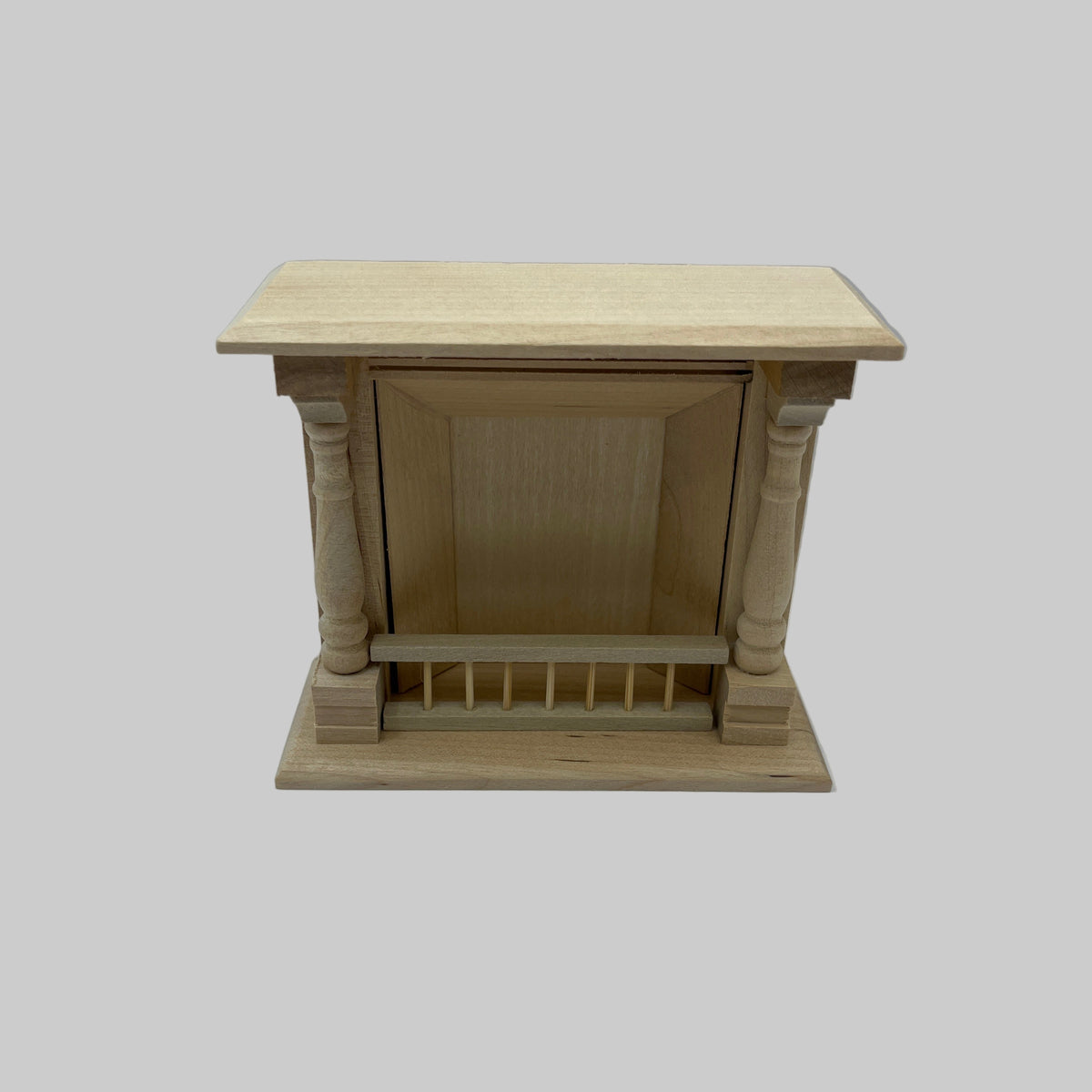 BEF058 - Bare wood fireplace