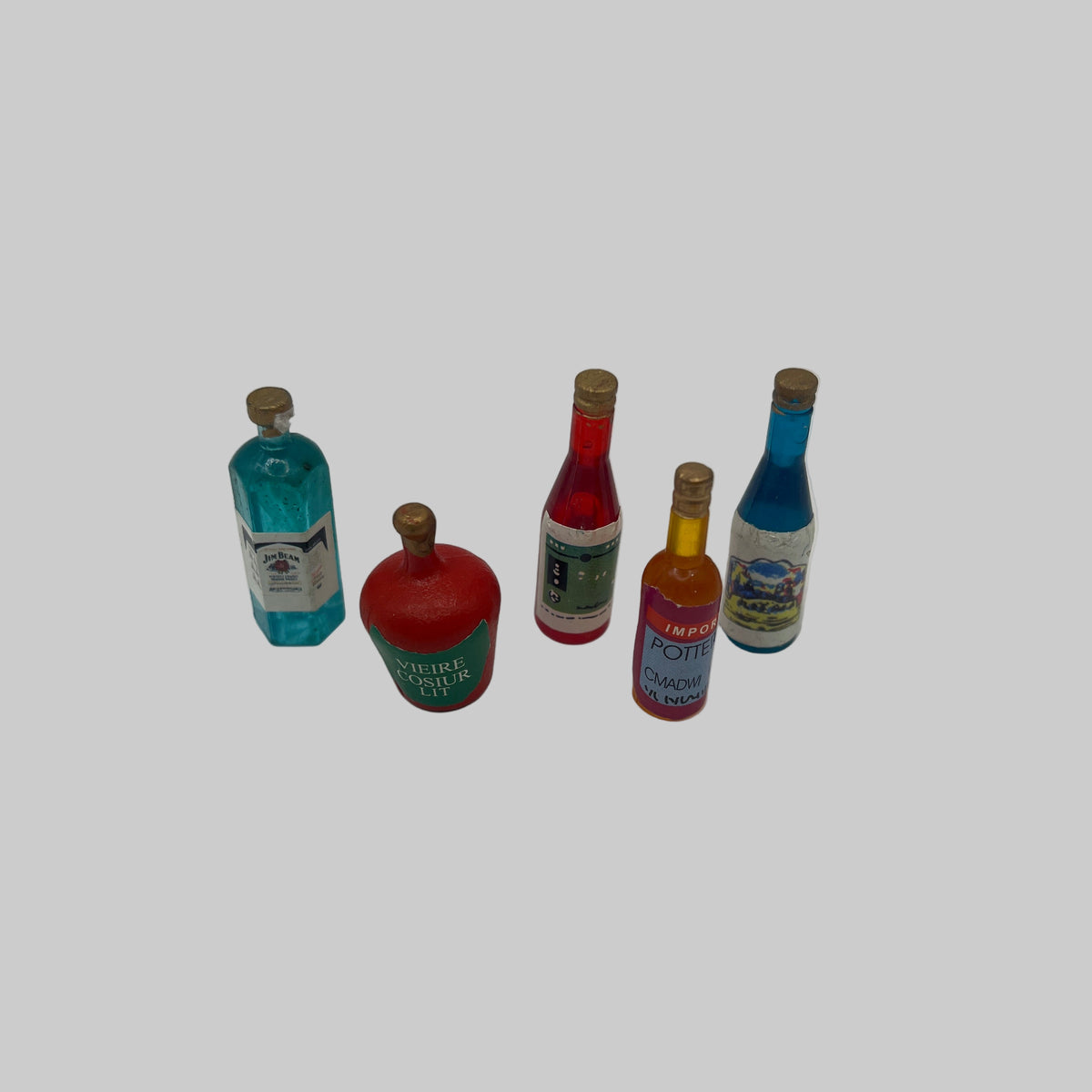 D1751 - 5 bottles of alcohol
