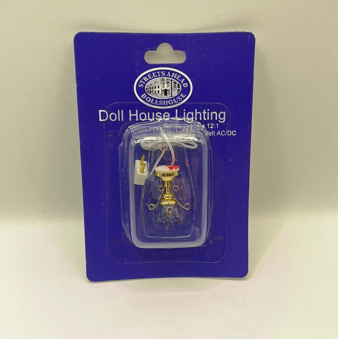 DE121D - Lily ceiling light, blue shade