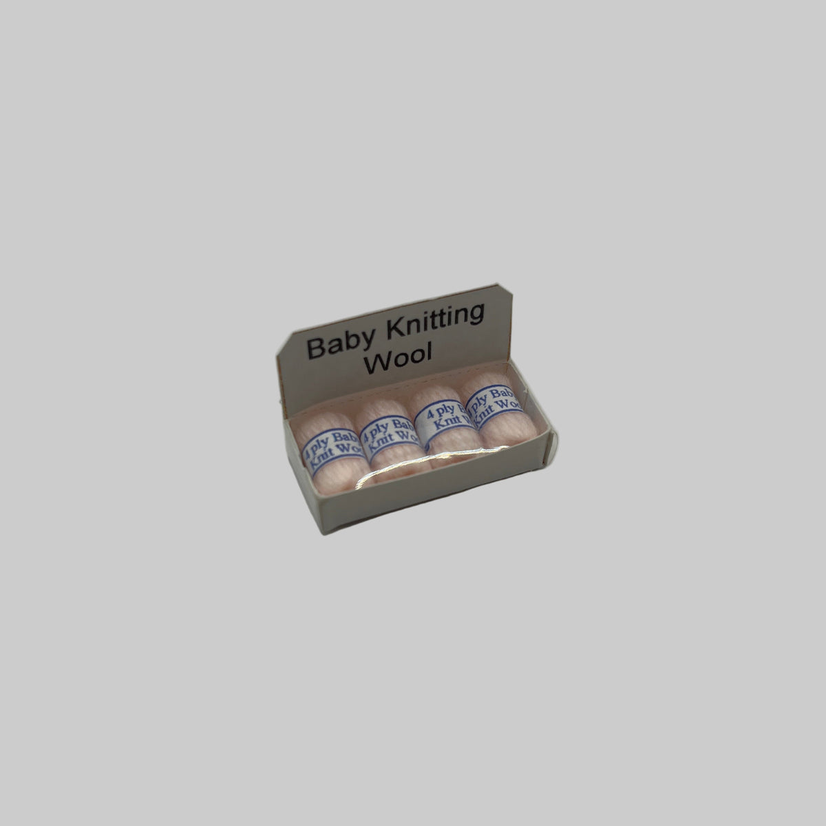 Box of baby knitting wool