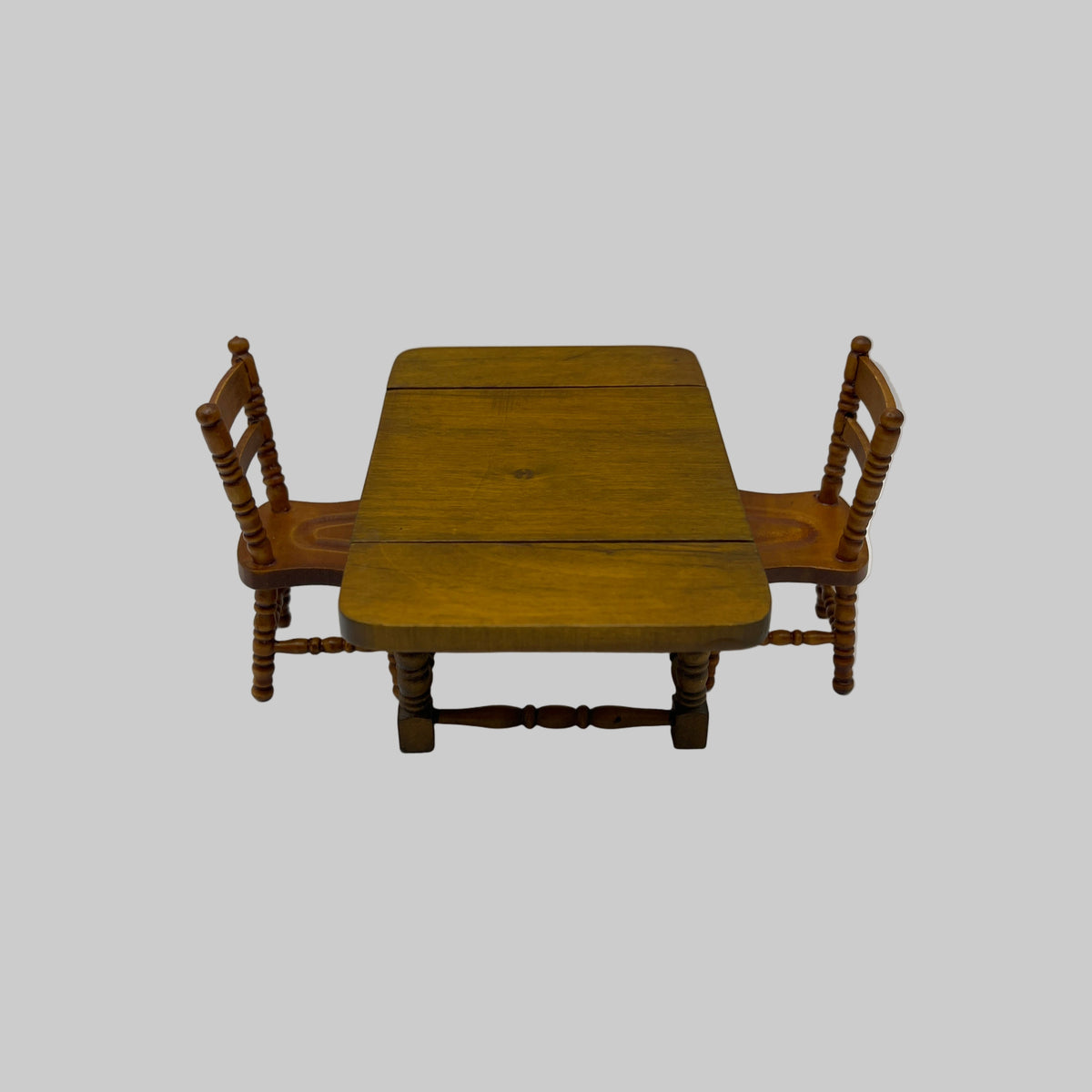 Drop leaf table with chairs