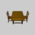 DIN004 - Drop leaf table with chairs