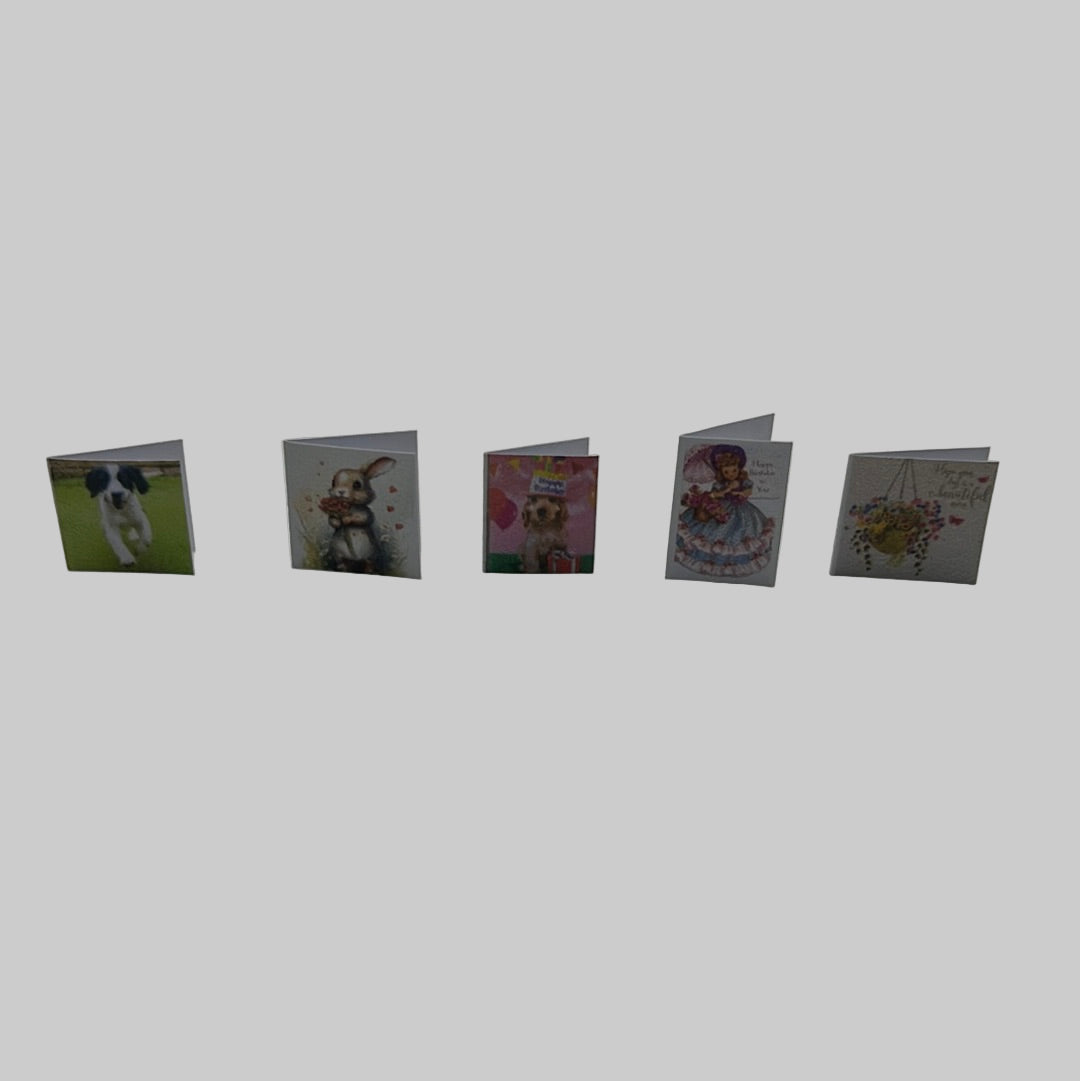 ZR122 - 5 assorted birthday cards