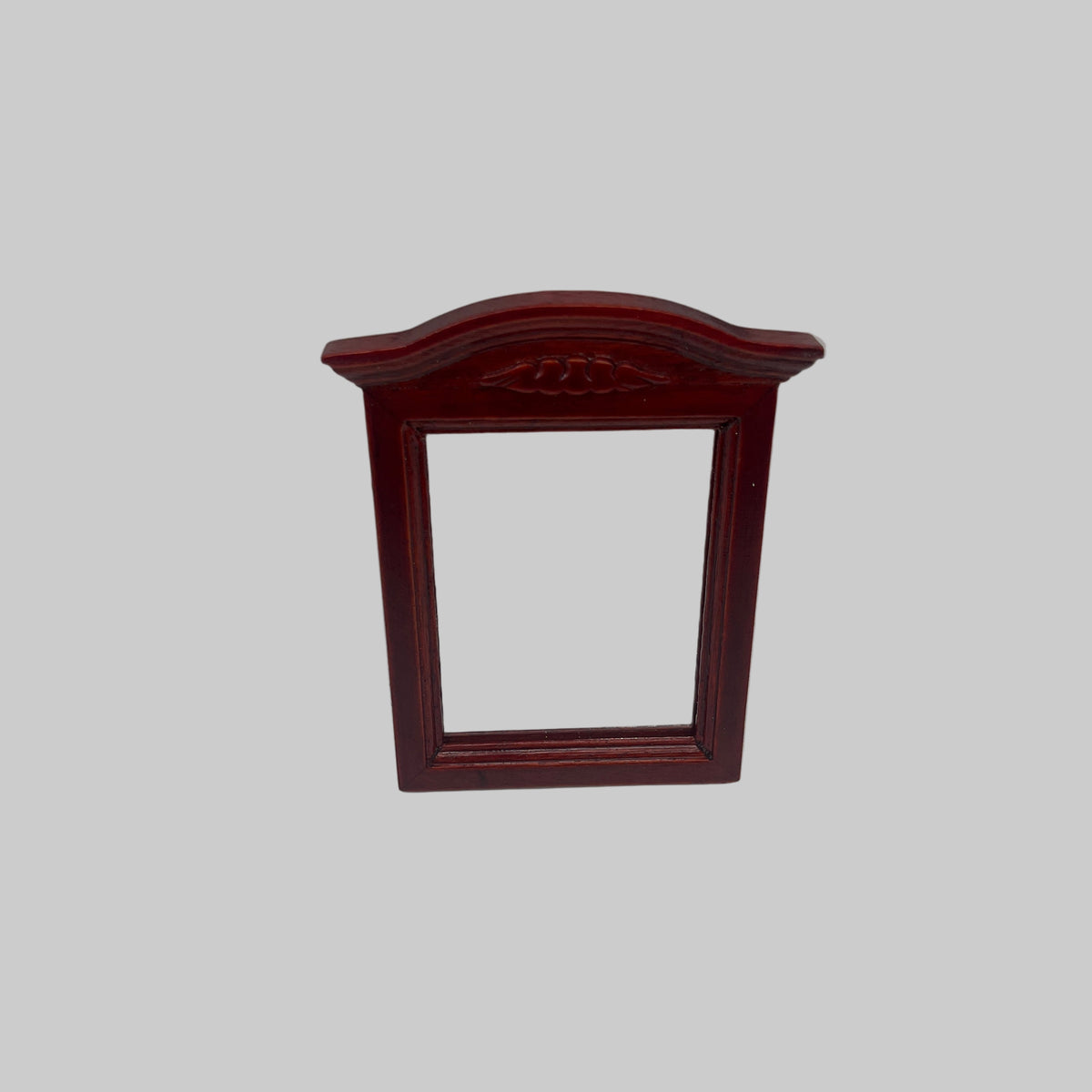 Dolls house mahogany wall  mirror