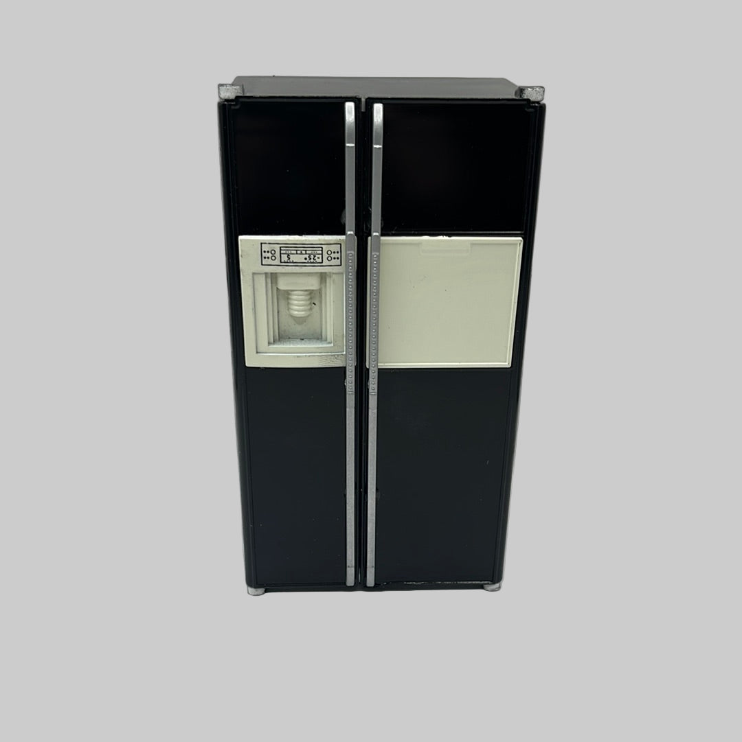 DF1007 - American deluxe black fridge freezer