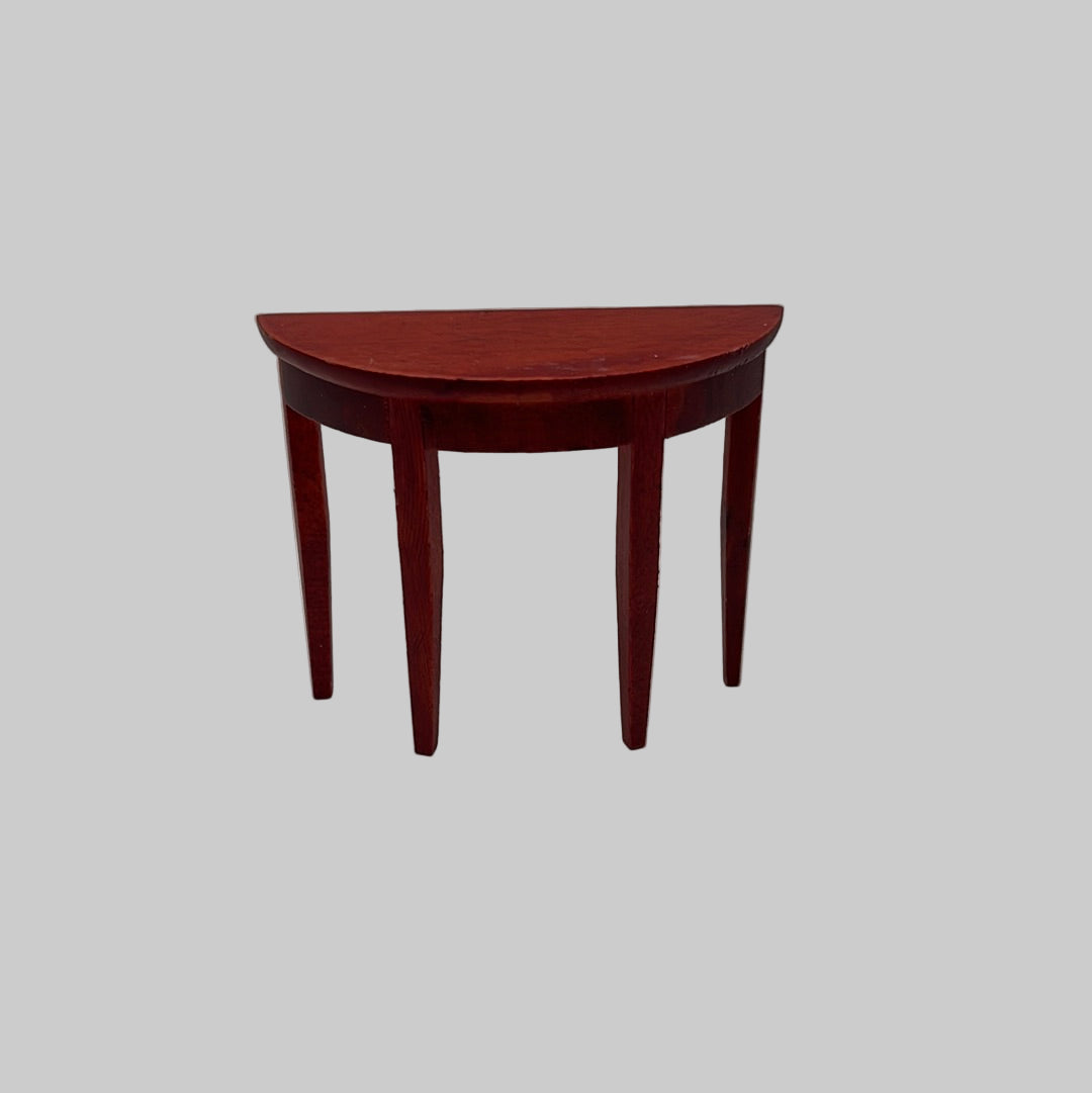 DF183 - Half moon mahogany console table