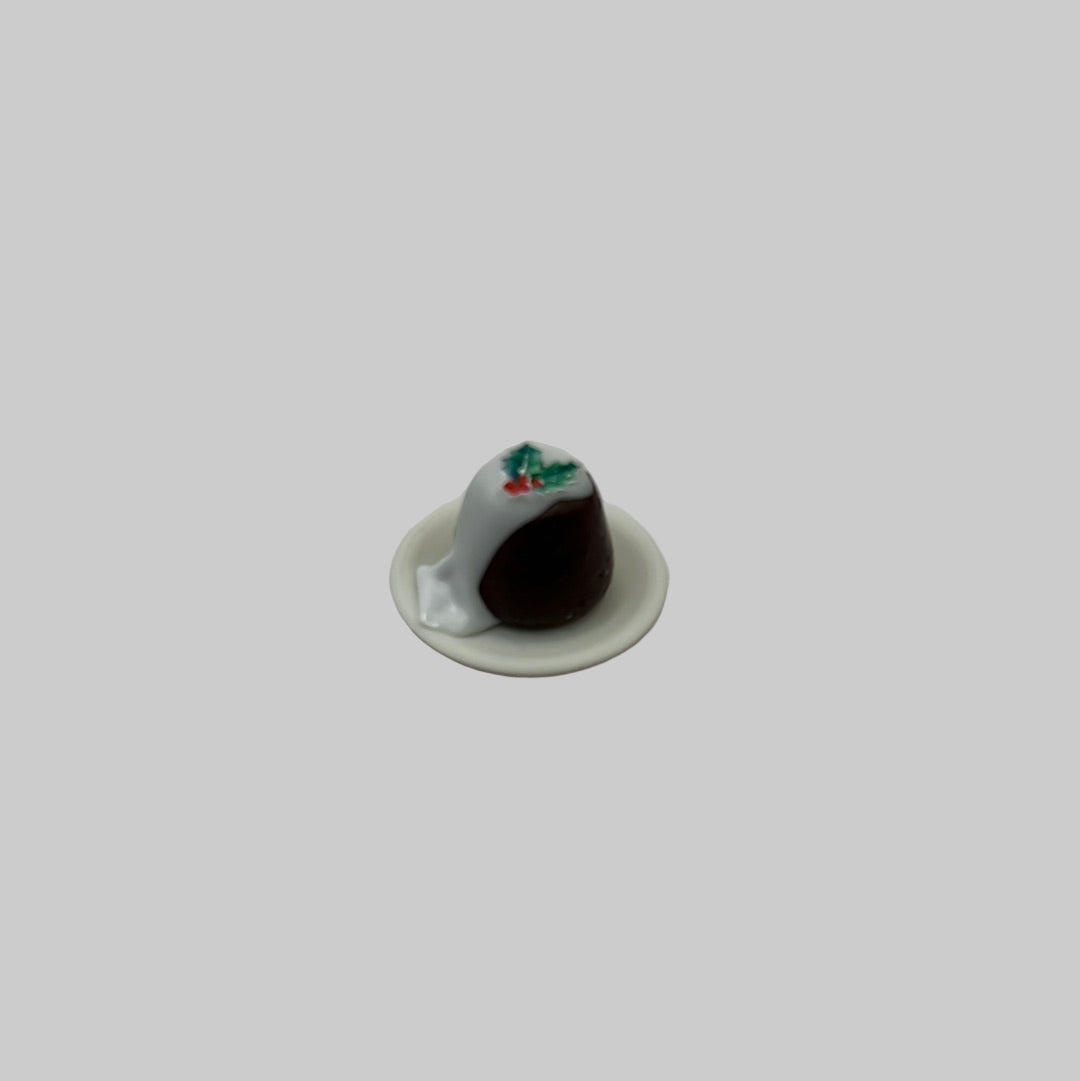 ZR177 - Christmas pudding with brandy cream
