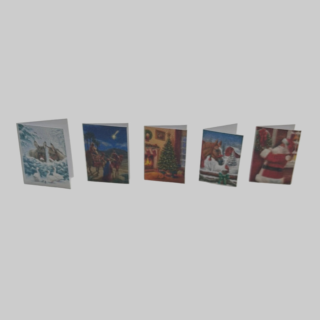 ZR110 - 5 assorted Christmas cards
