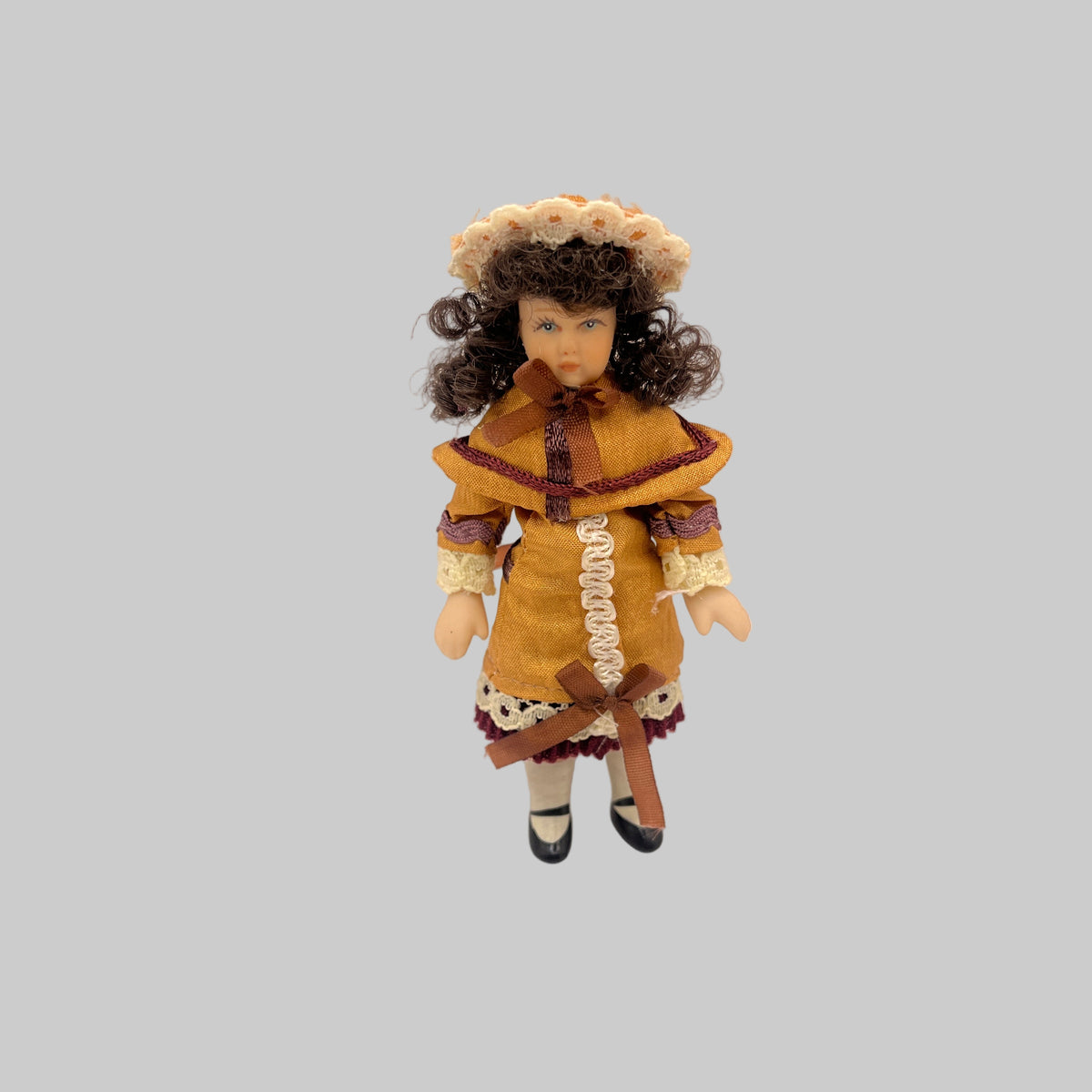 DOL014 - Girl in orange dress