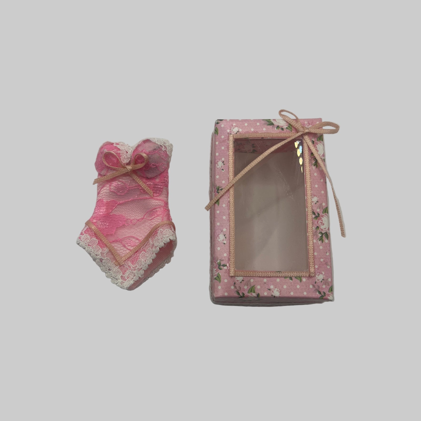 Dolls house corset in box