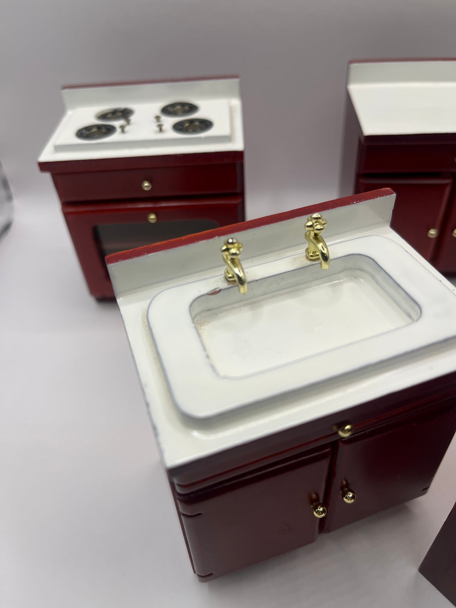 Mahogany corner kitchen