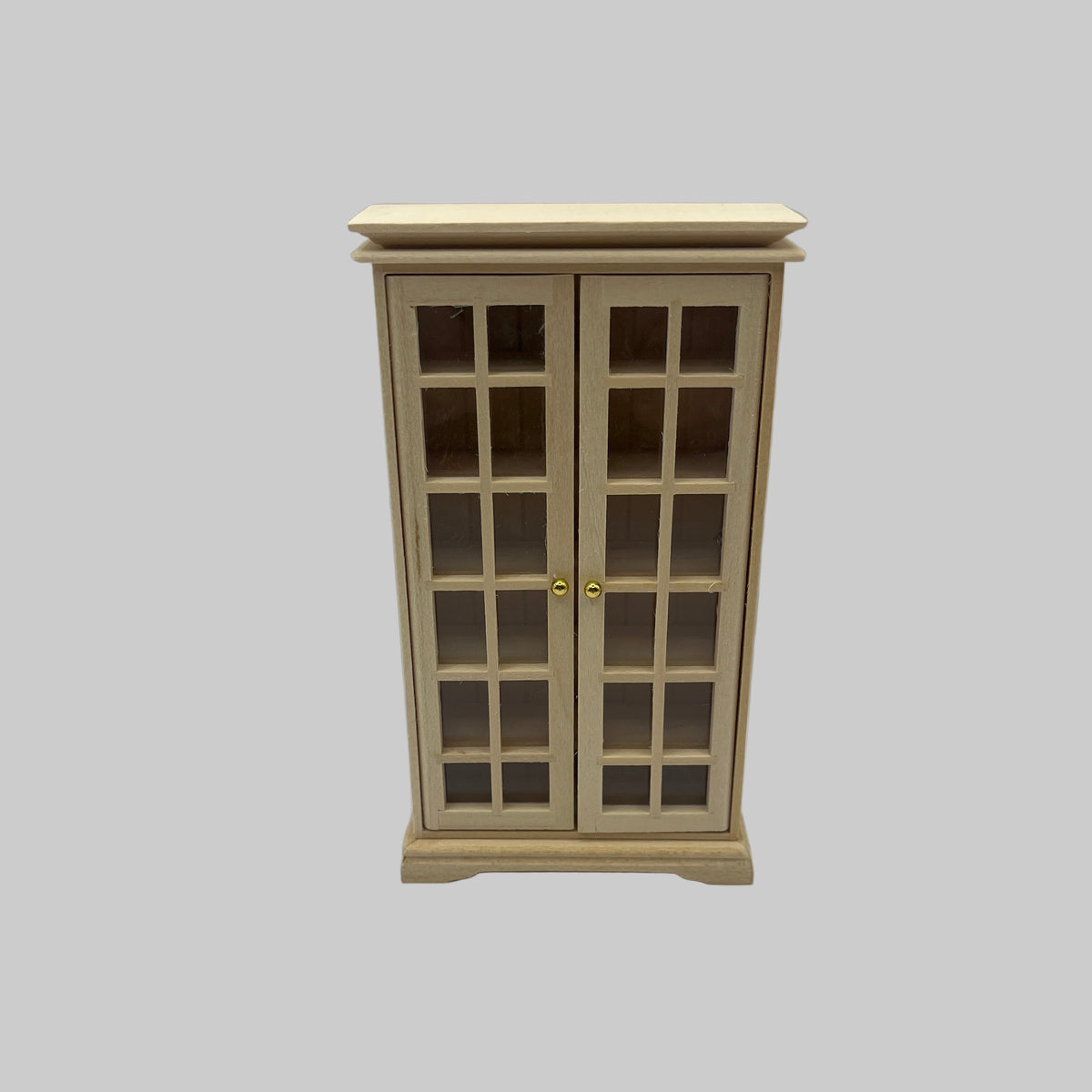 BEF126 - Bare wood book cabinet