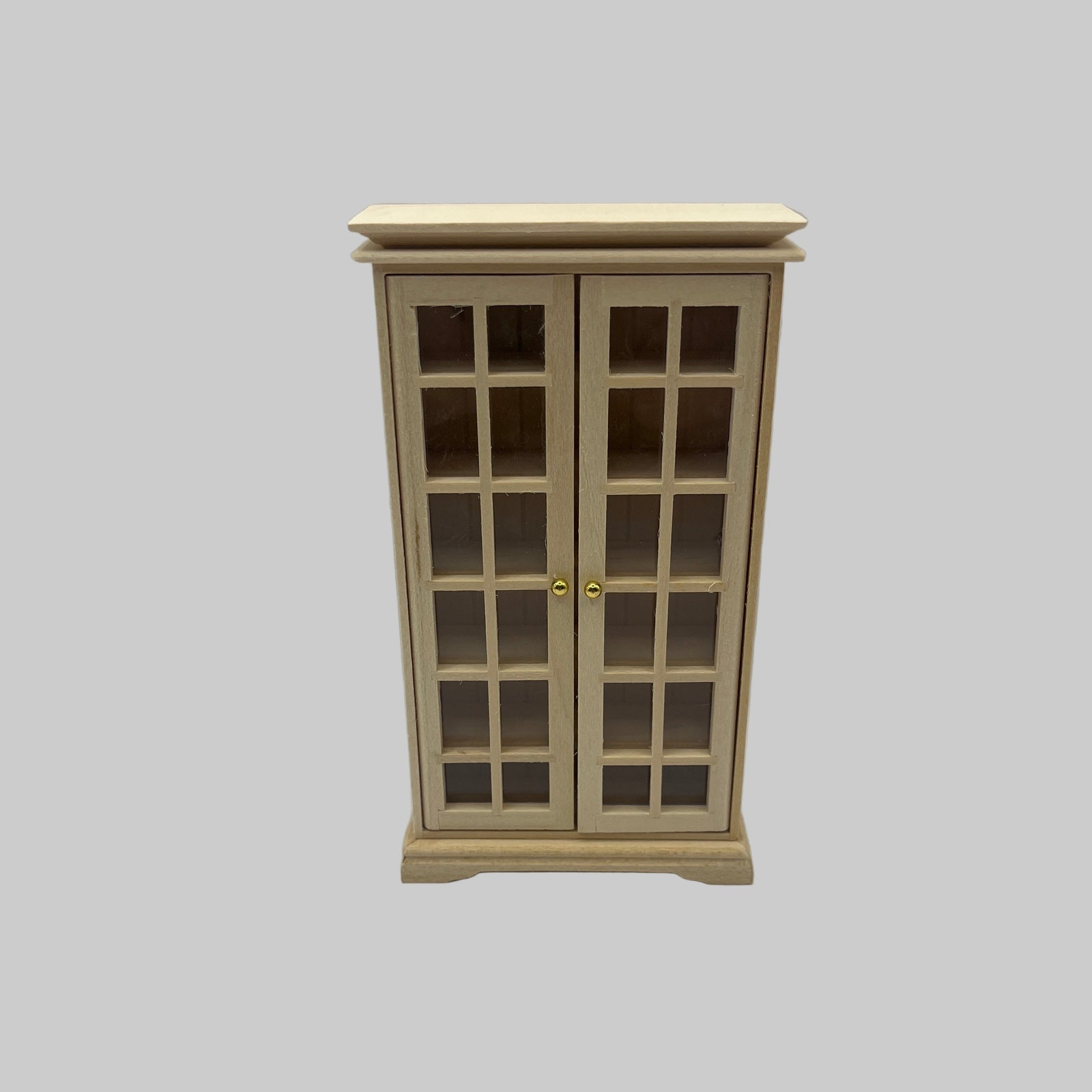 BEF126 - Bare wood book cabinet