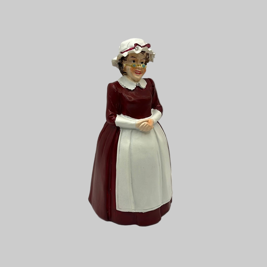 Resin Mrs Claus figure