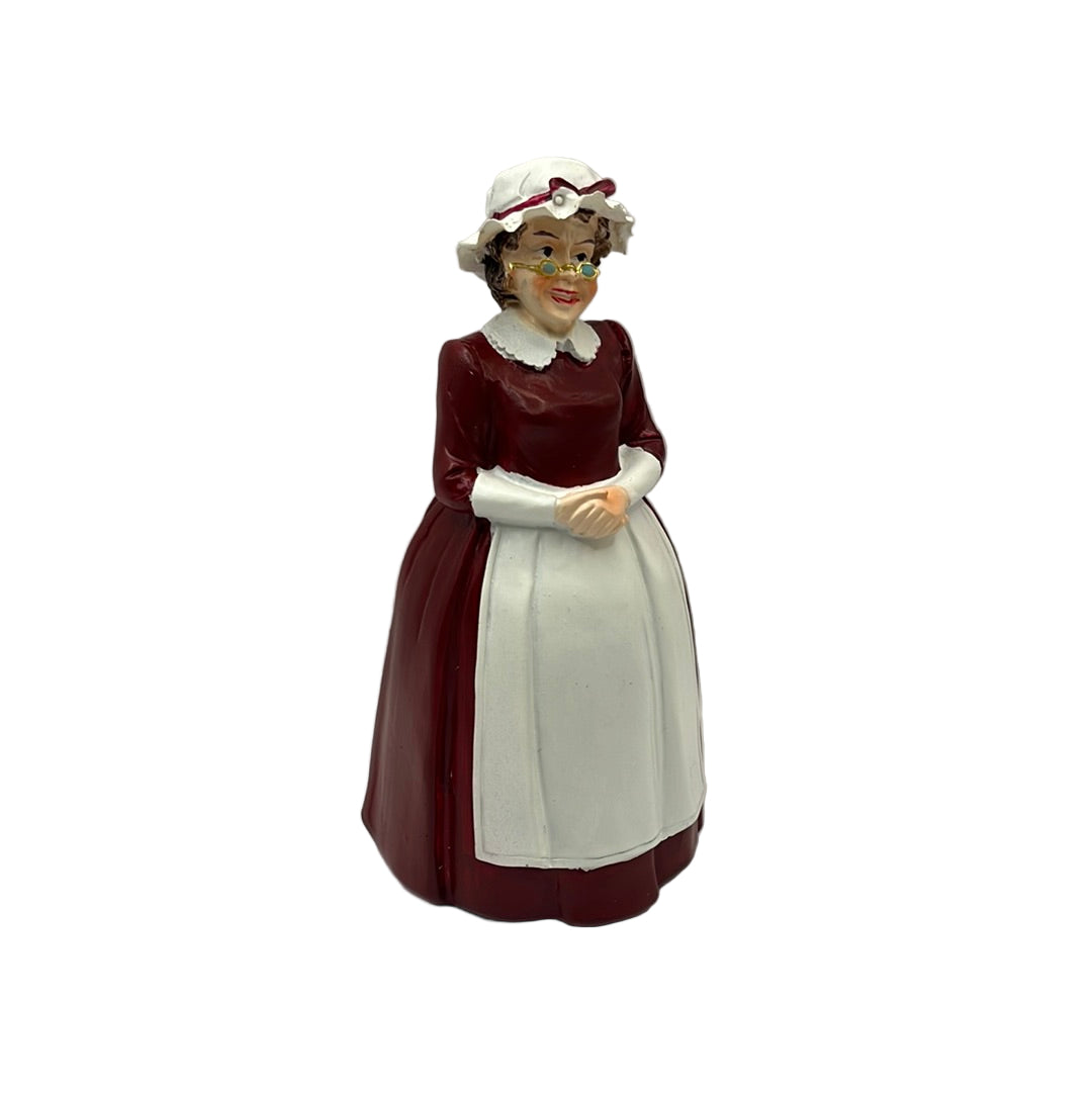 Resin Mrs Claus figure