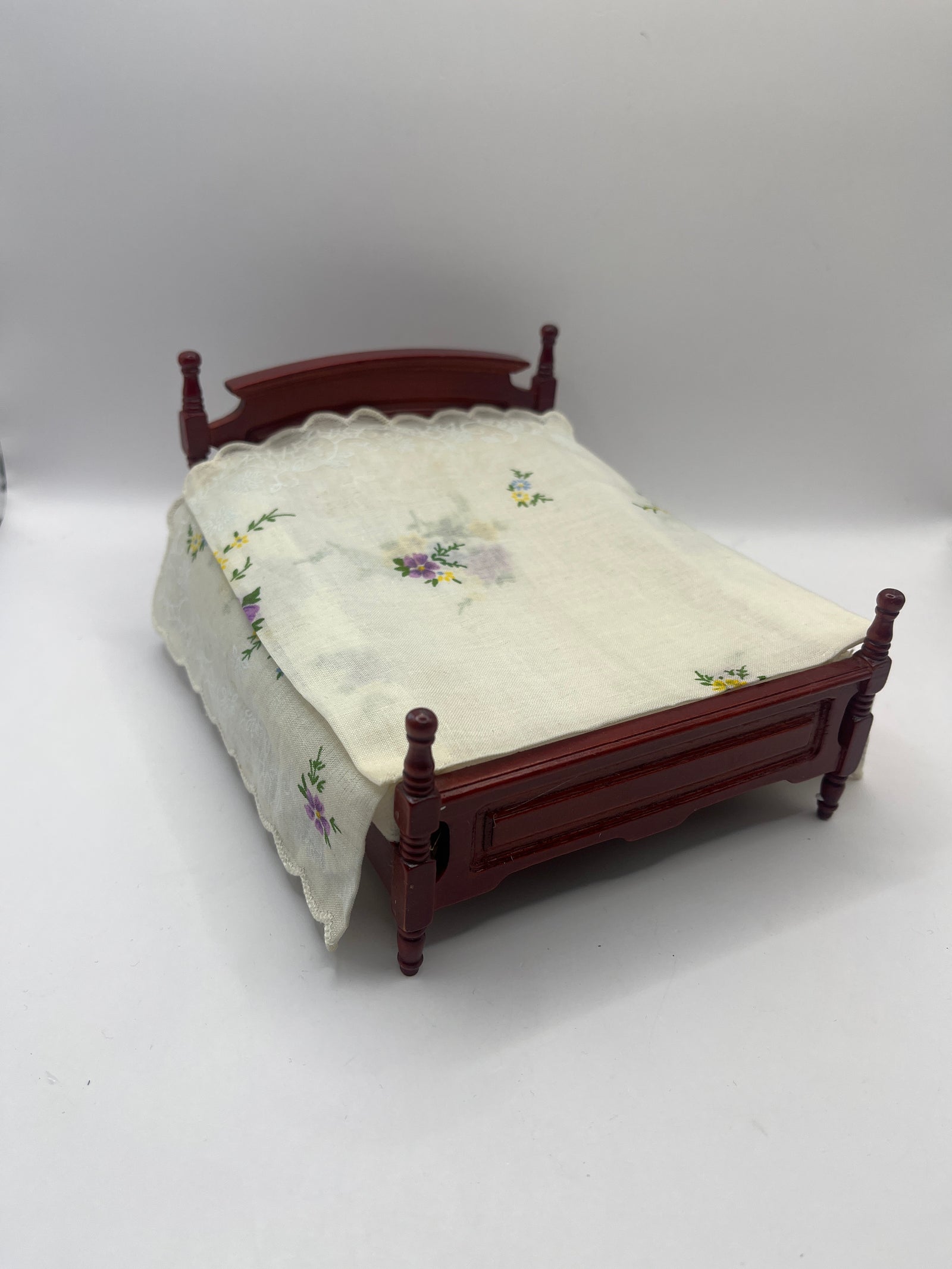 AB065 - Mahogany double bed