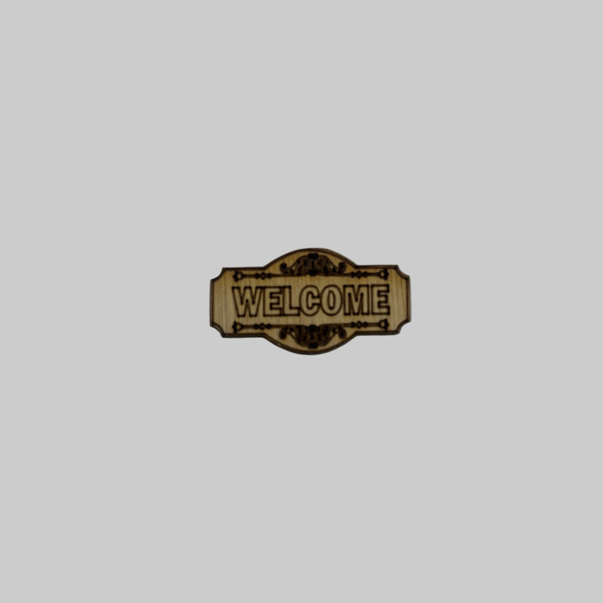 Wooden Welcome sign