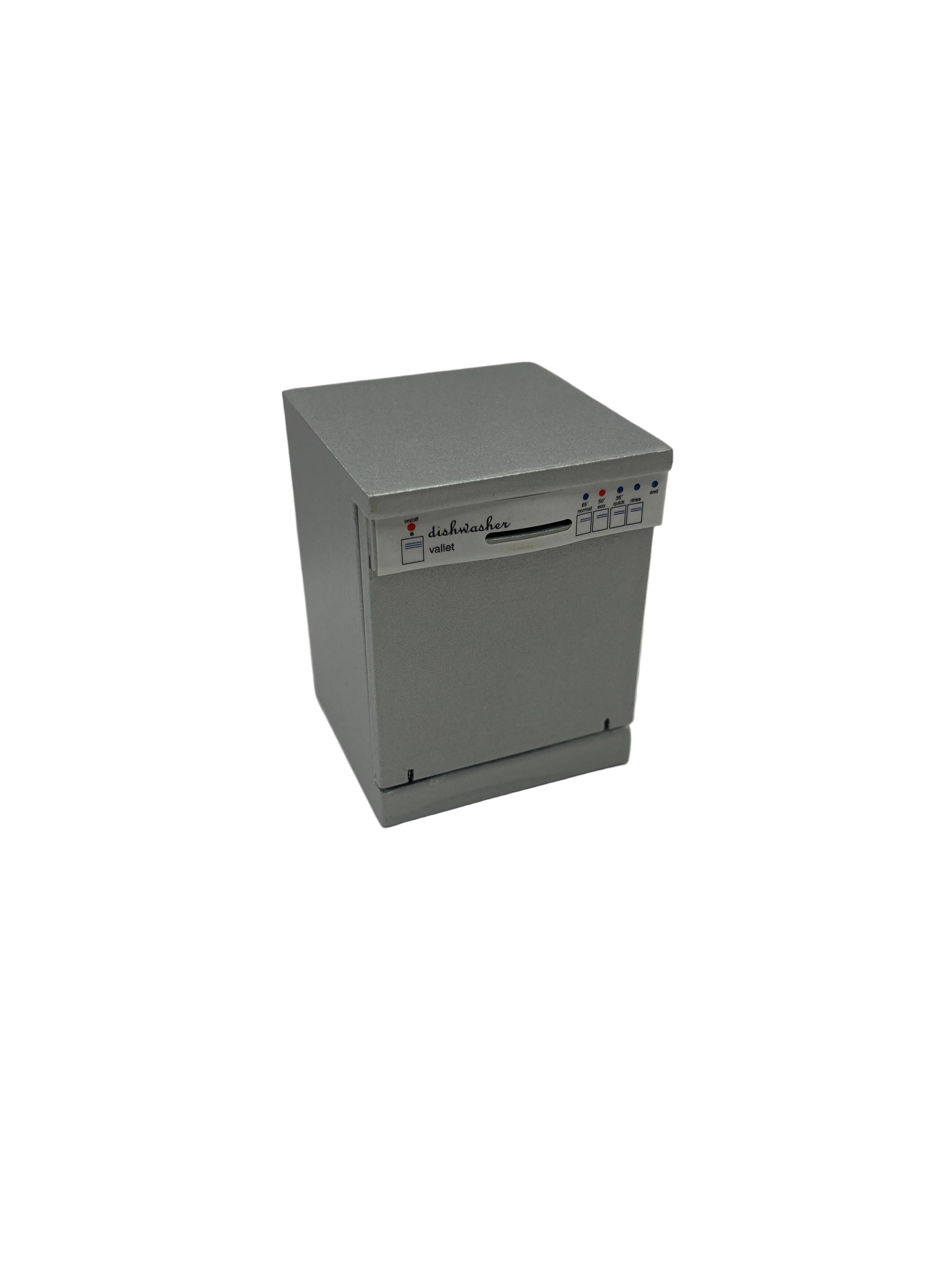 Silver dishwasher