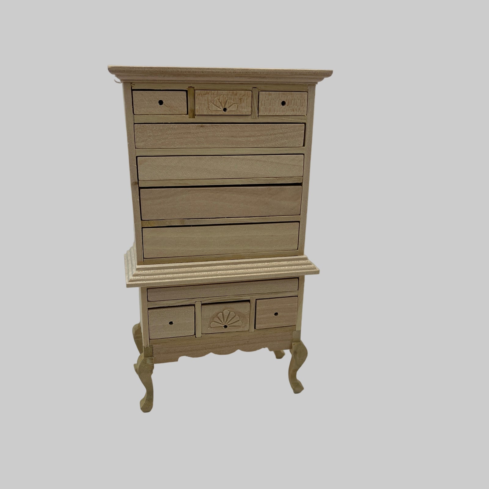 DEC027 - Bare wood fancy cabinet