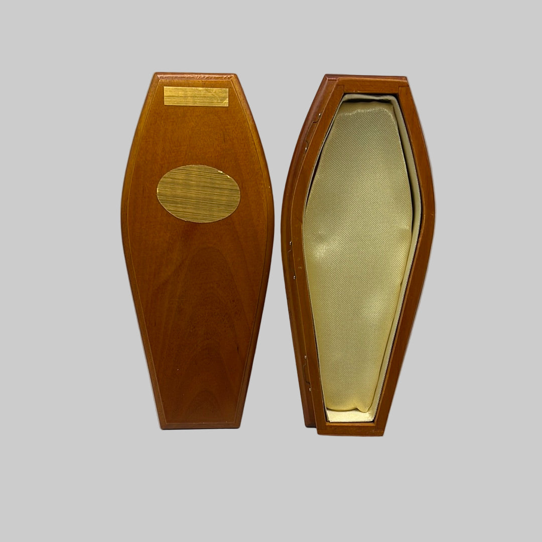 Dolls house lined coffin