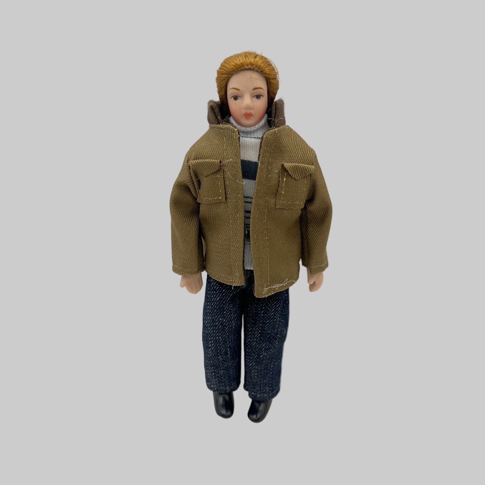 Dolls house modern man in jacket