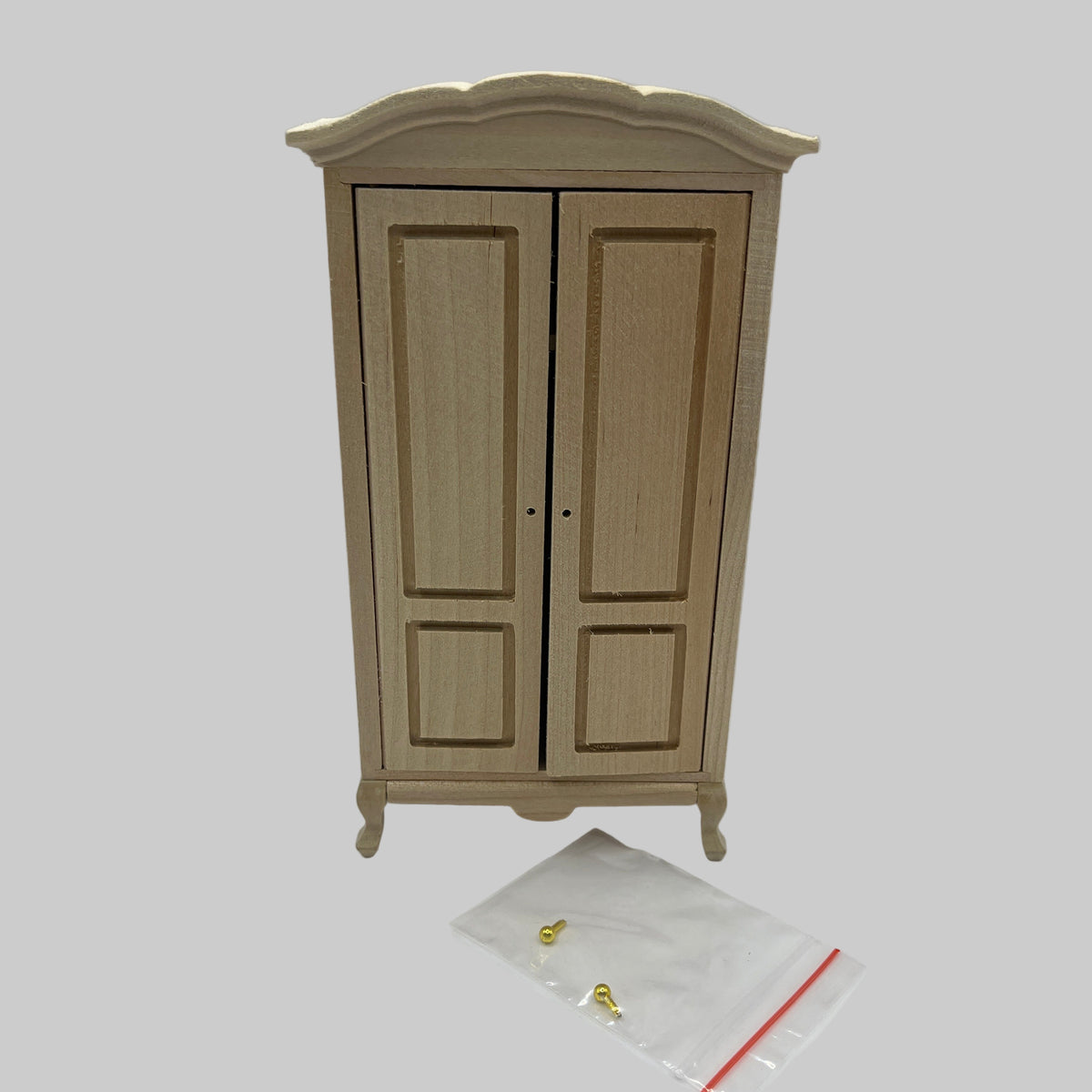 BEF016 - Bare wood wardrobe