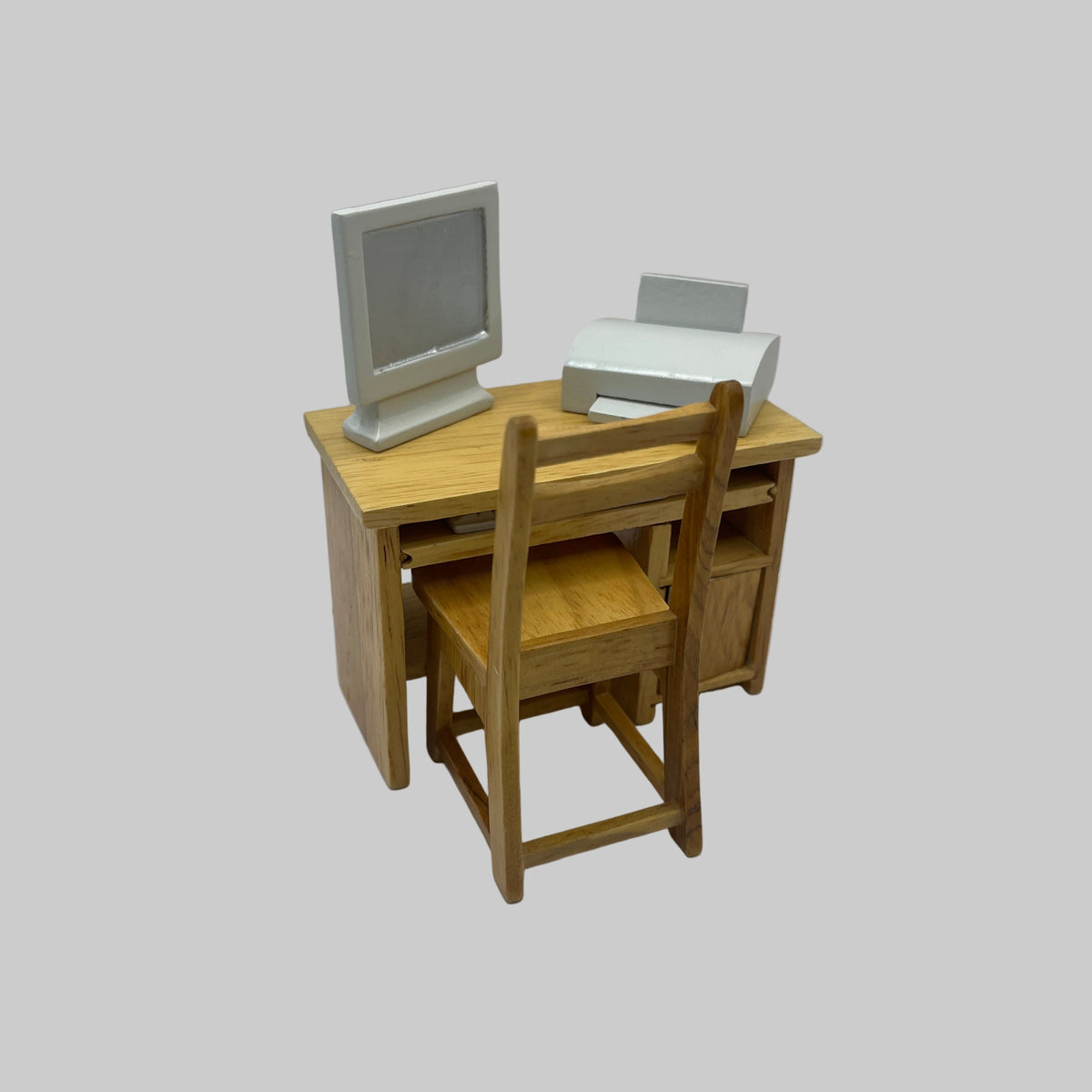 Computer desk and chair