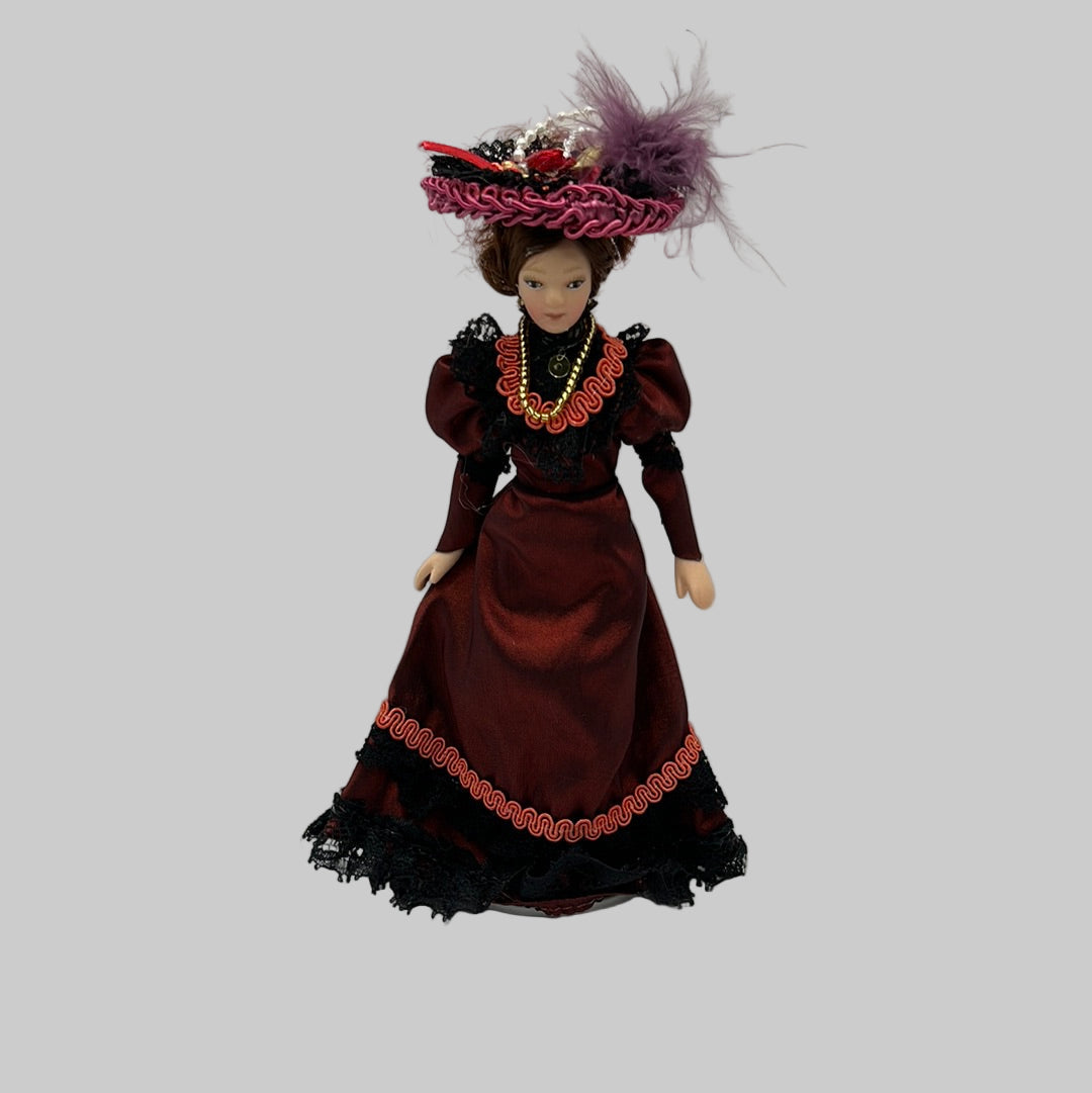 DP092A - Lady in red dress