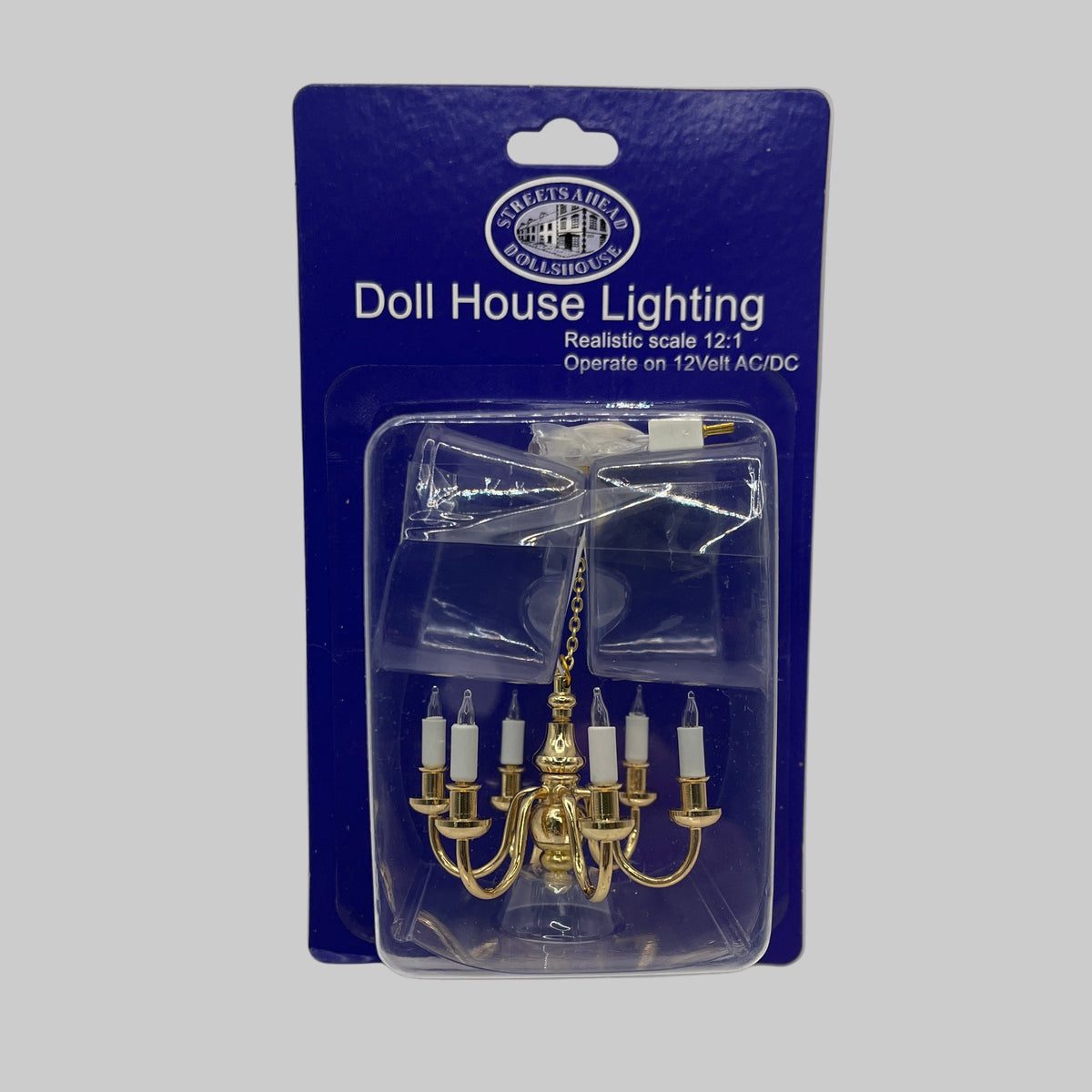 Dolls house 6 arm chandelier