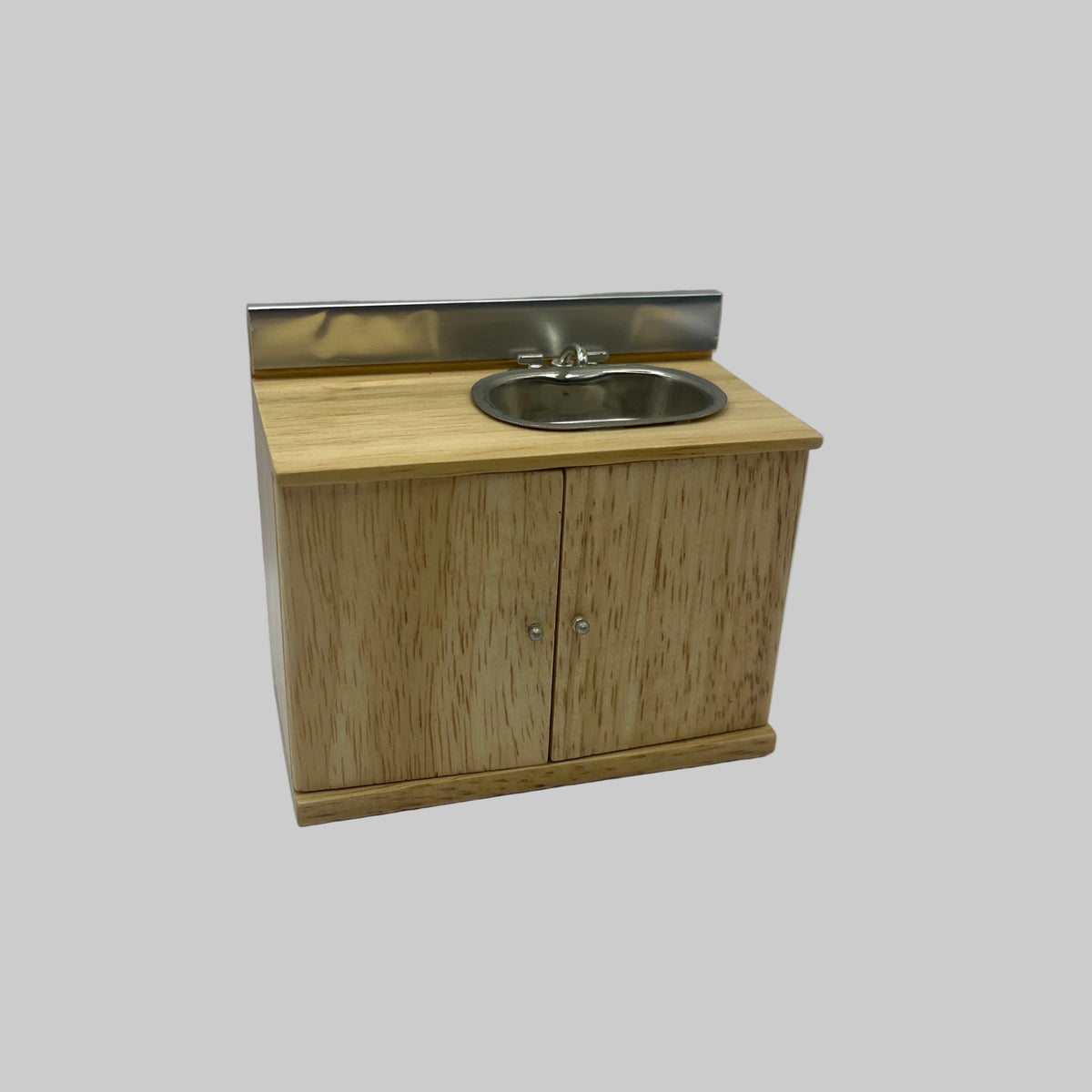 dolls house pine sink unit