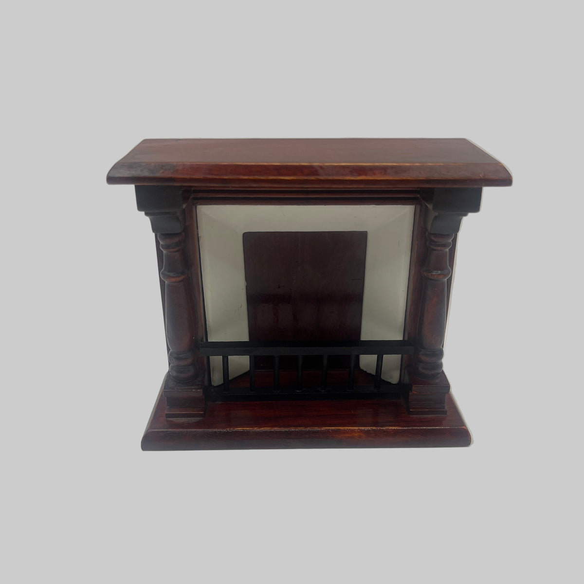 dolls house mahogany fire surround