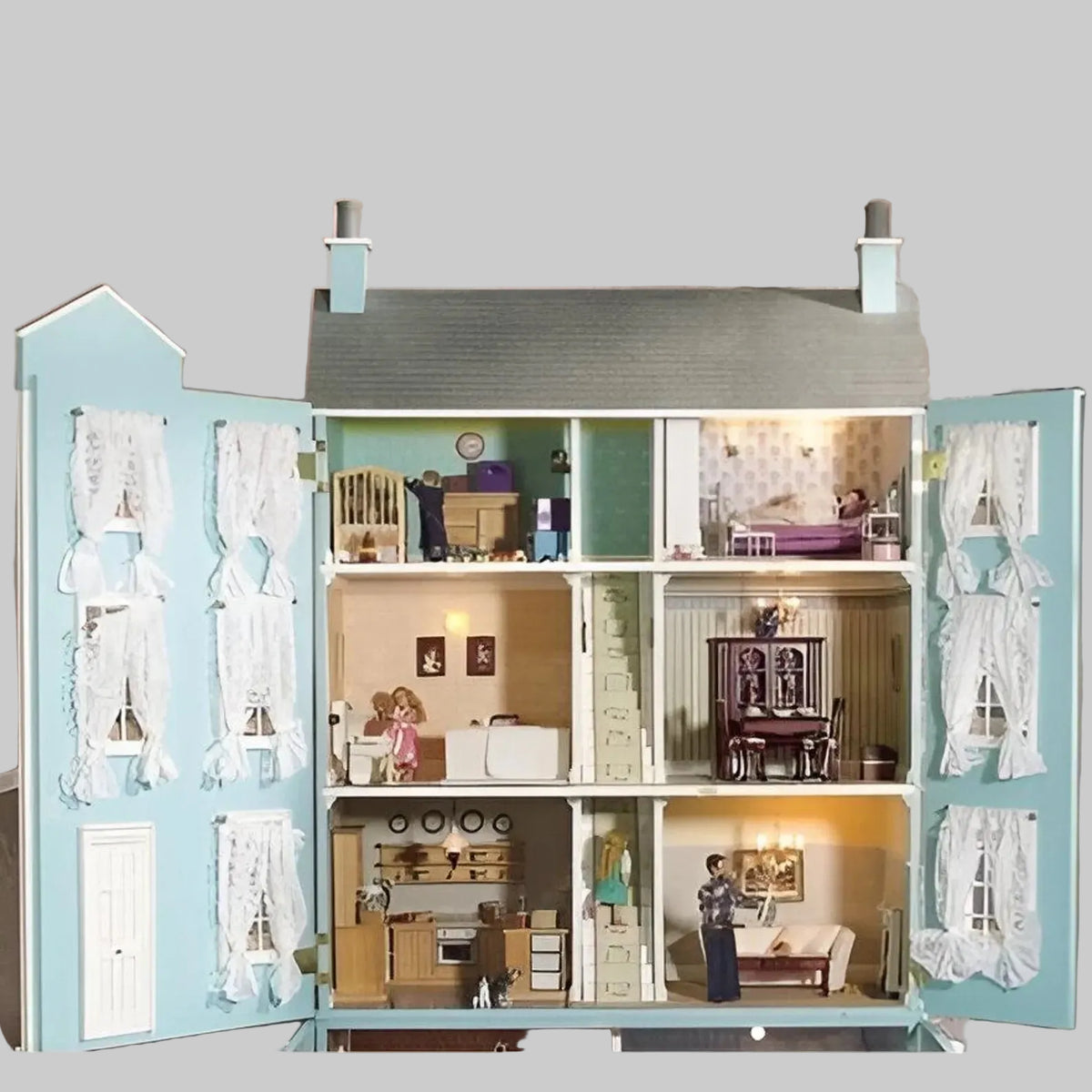 Classical dolls house inside