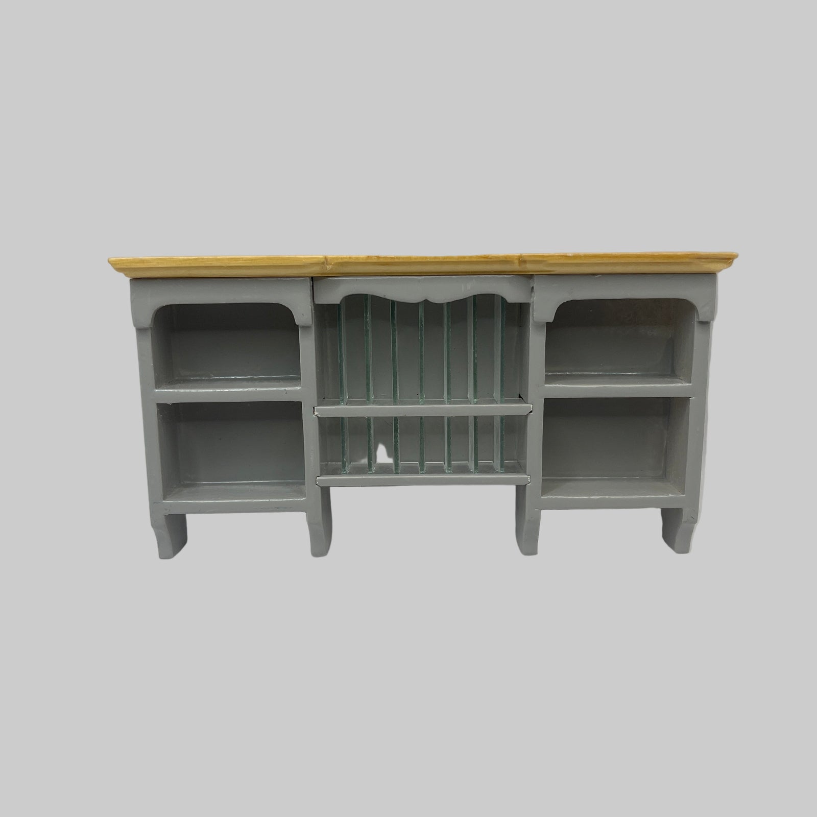 9341 - Contemporary grey wall shelf