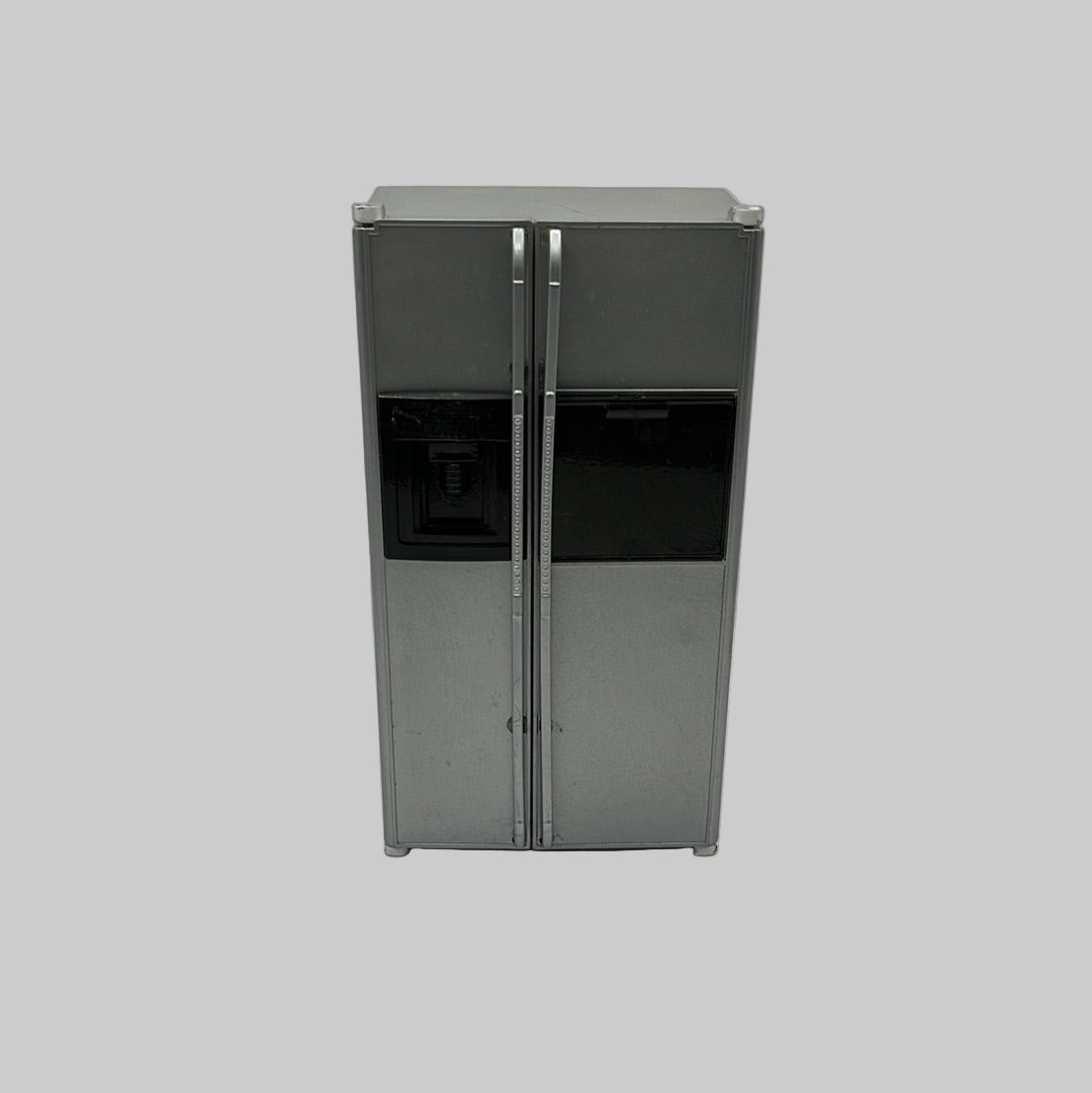 DF1006 - American deluxe silver fridge freezer