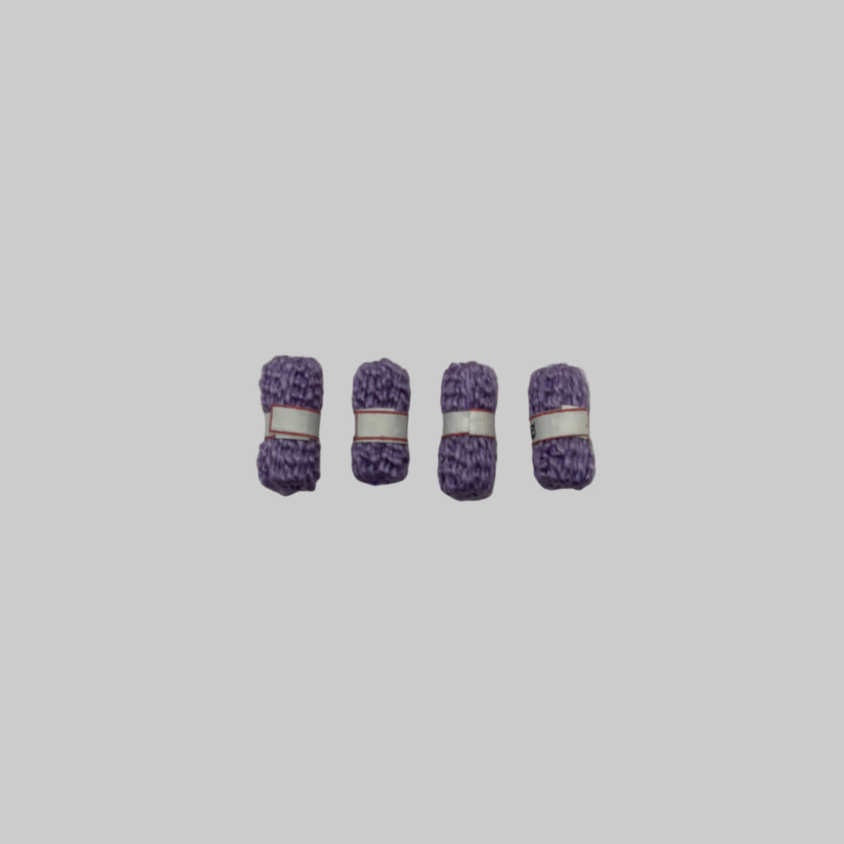 Balls of purple wool