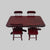 Mahogany dining table and chairs