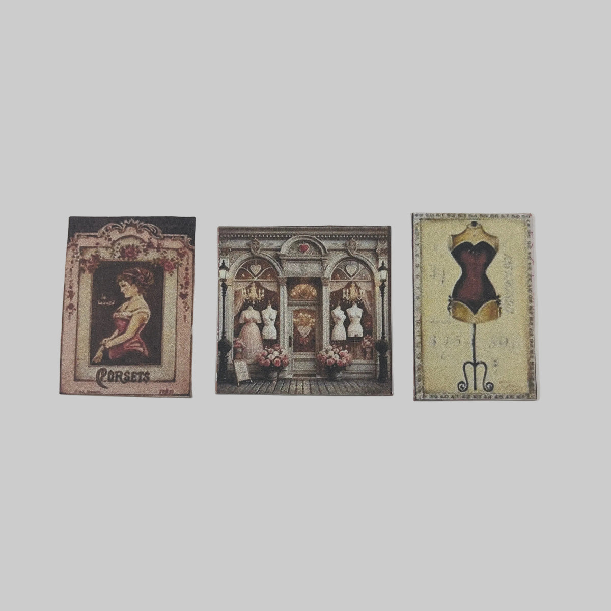 Dolls house 3 shop signs