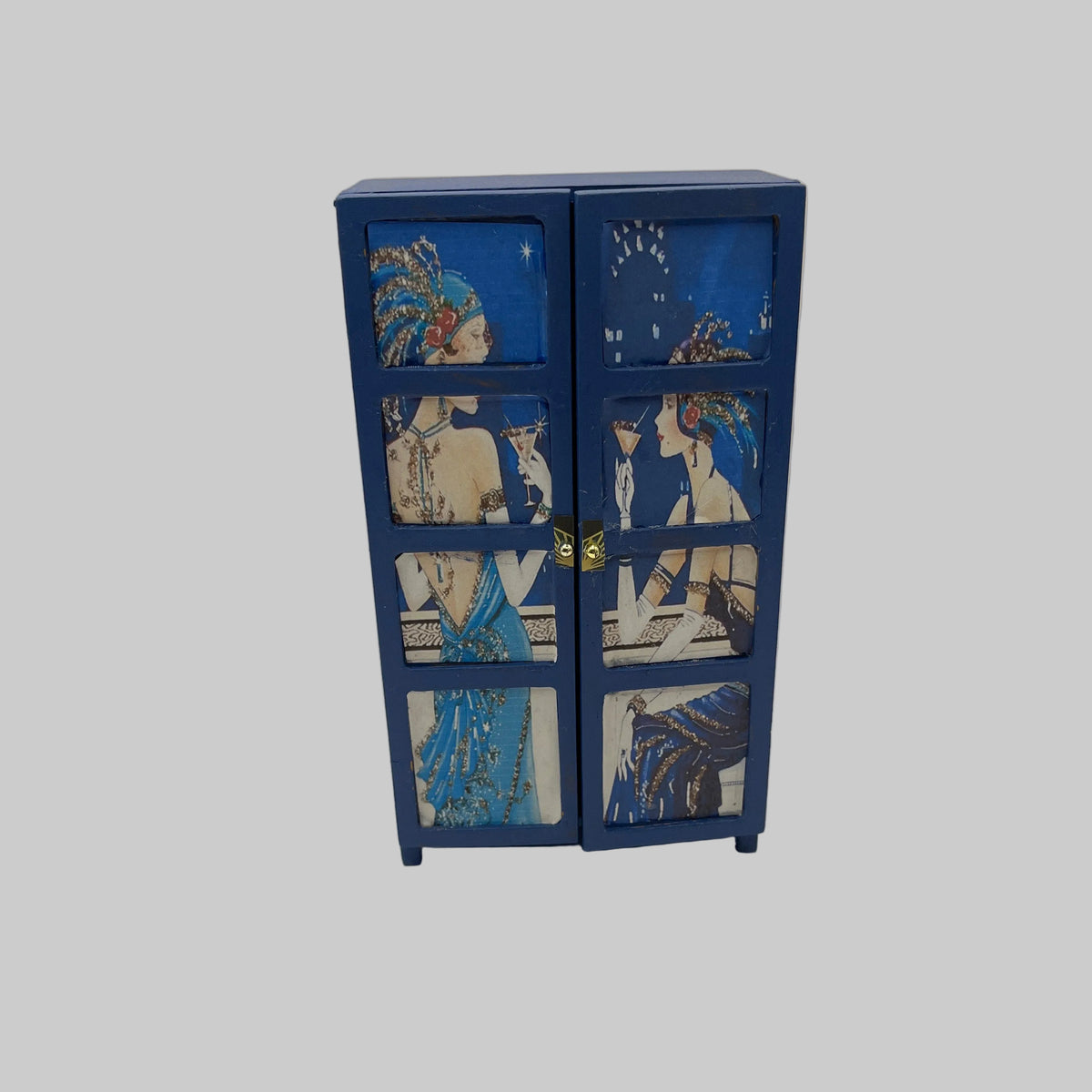 Dolls house Art Deco cupboard